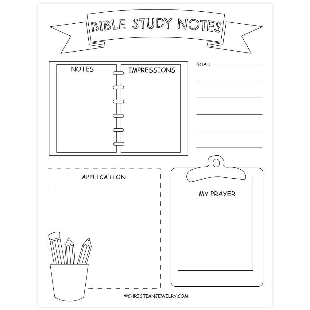 Bible Study Page - School Desk | Free Christian Printables pertaining to Free Printable Bible Lessons For Women