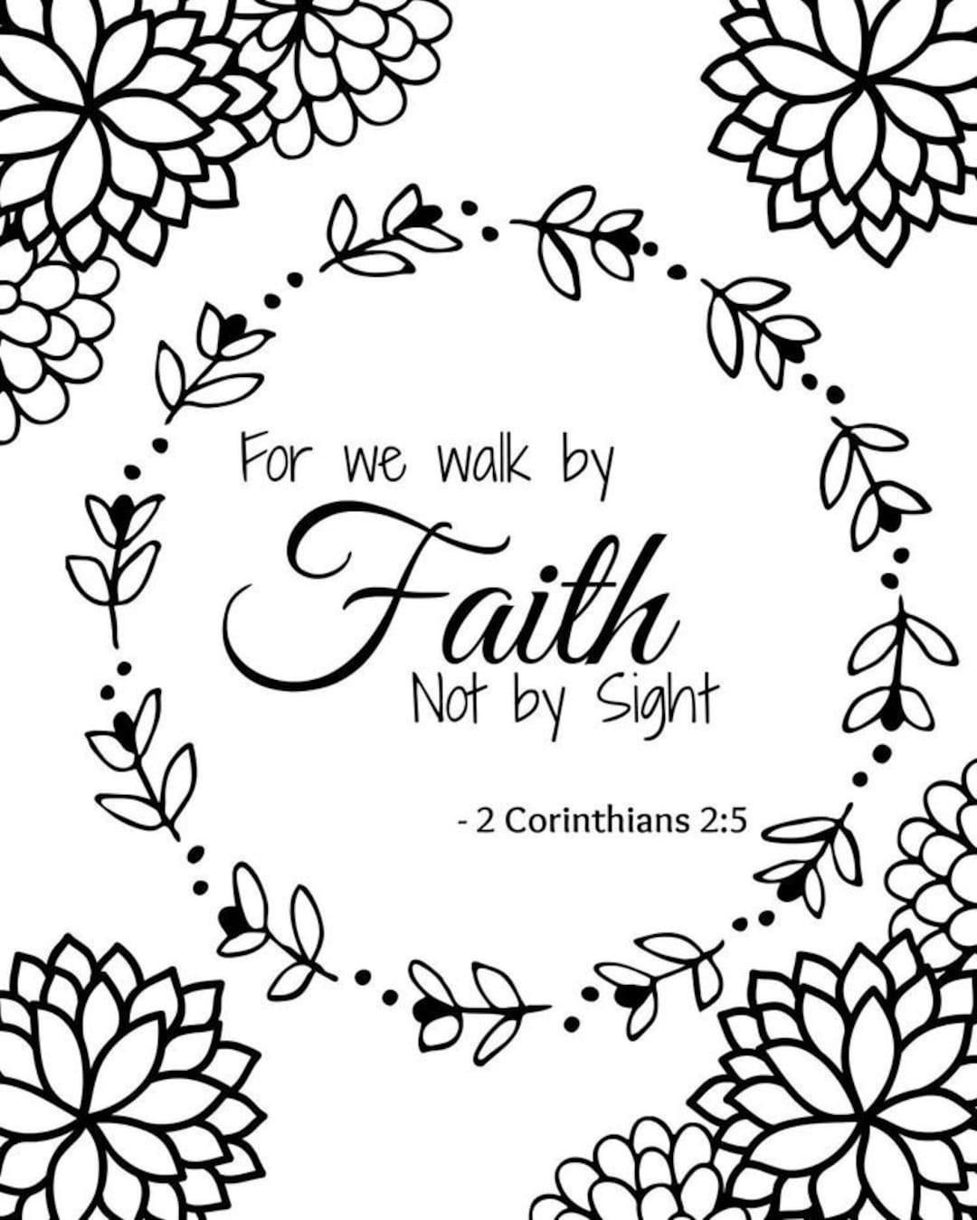 Bible Verse Coloring Page Printable Digital Download, Bible pertaining to Free Printable Bible Coloring Pages With Verses