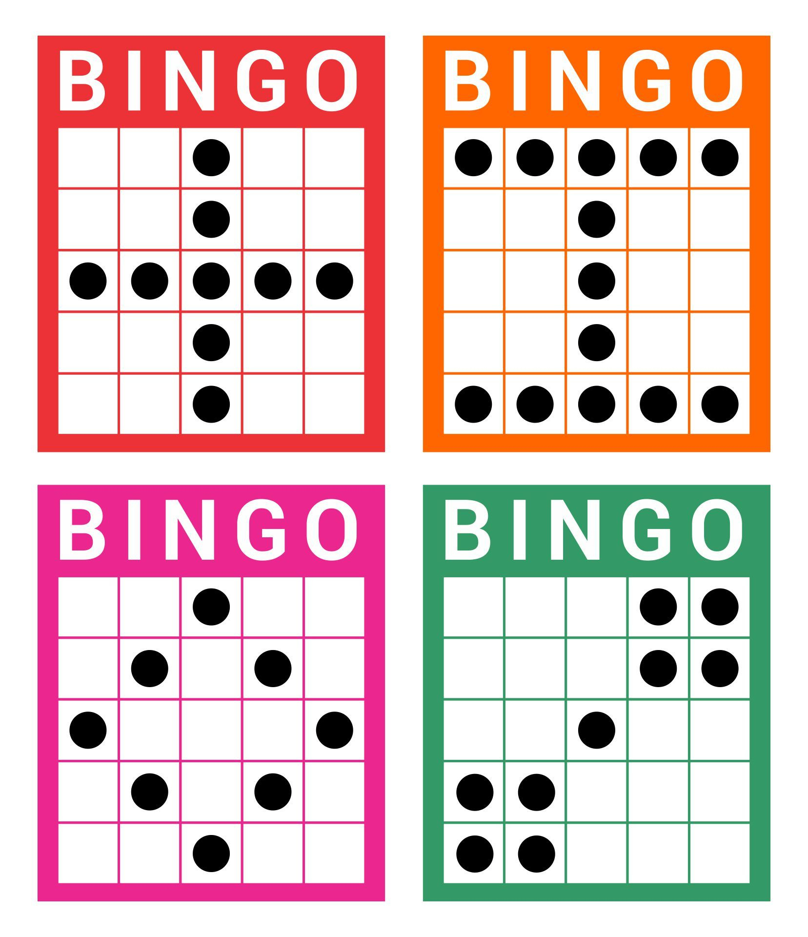 Bingo Pattern Examples - 13 Free Pdf Printables | Printablee for Free Bingo Patterns Printable