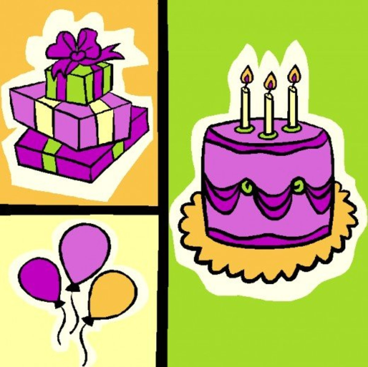 Birthday Clip Art | Best Free, Printable Happy Birthday Clip Art for Birthday Clipart Free Printable