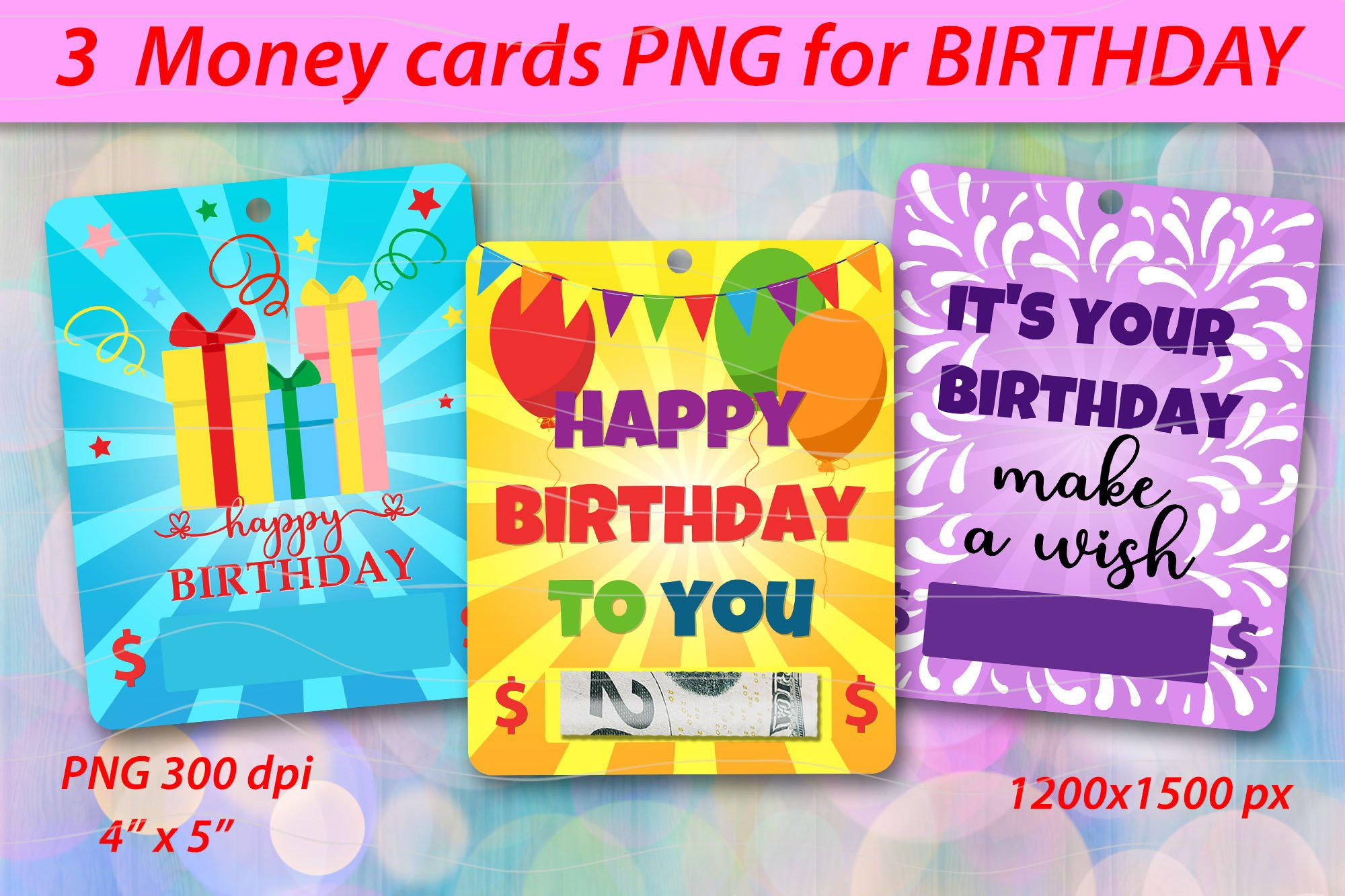 Birthday Money Card Png| Printable Birthday Card Template intended for Free Printable Money Cards for Birthdays