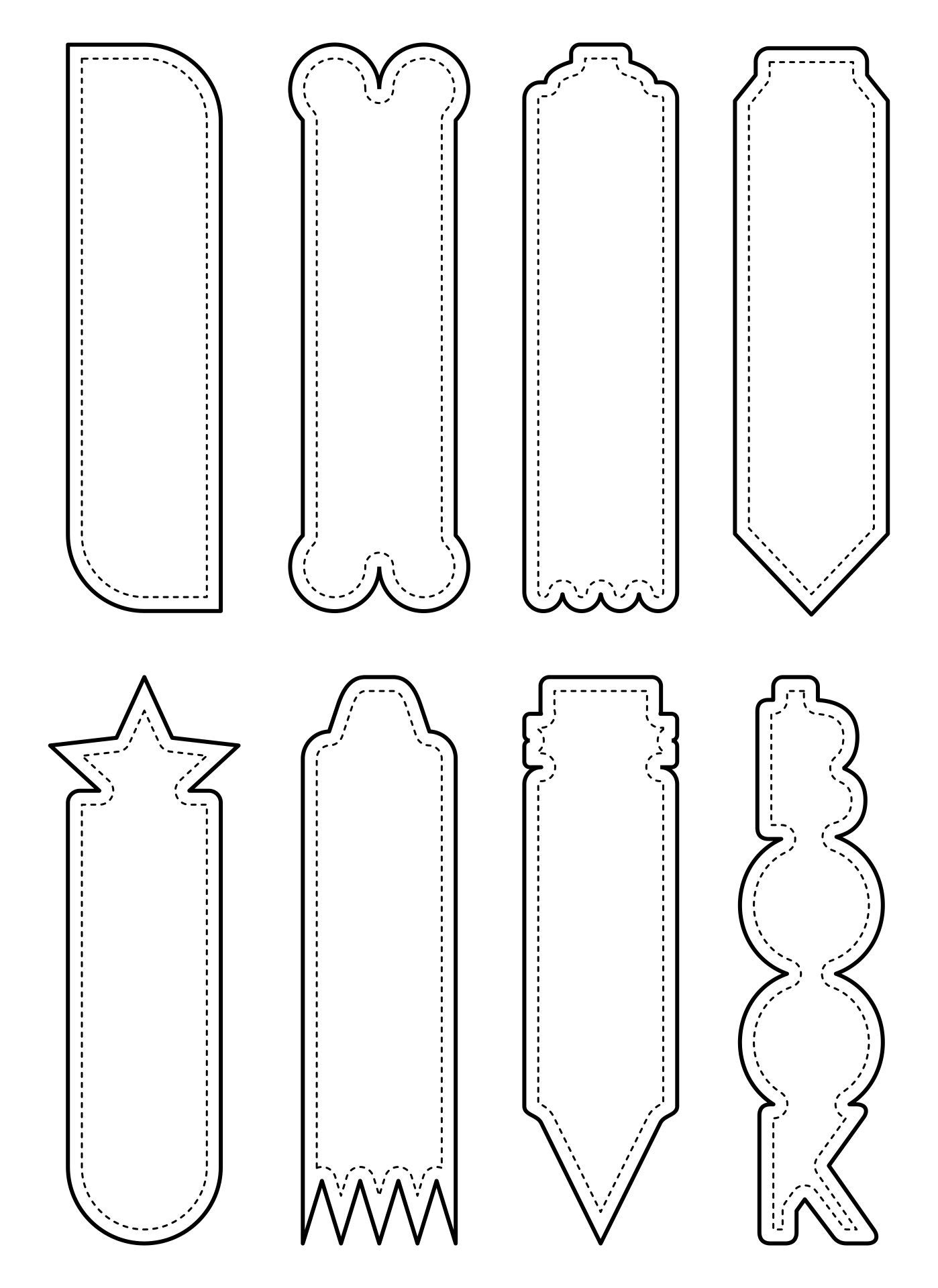 Blank Bookmarks - 10 Free Pdf Printables | Printablee | Bookmark pertaining to Free Printable Blank Bookmarks