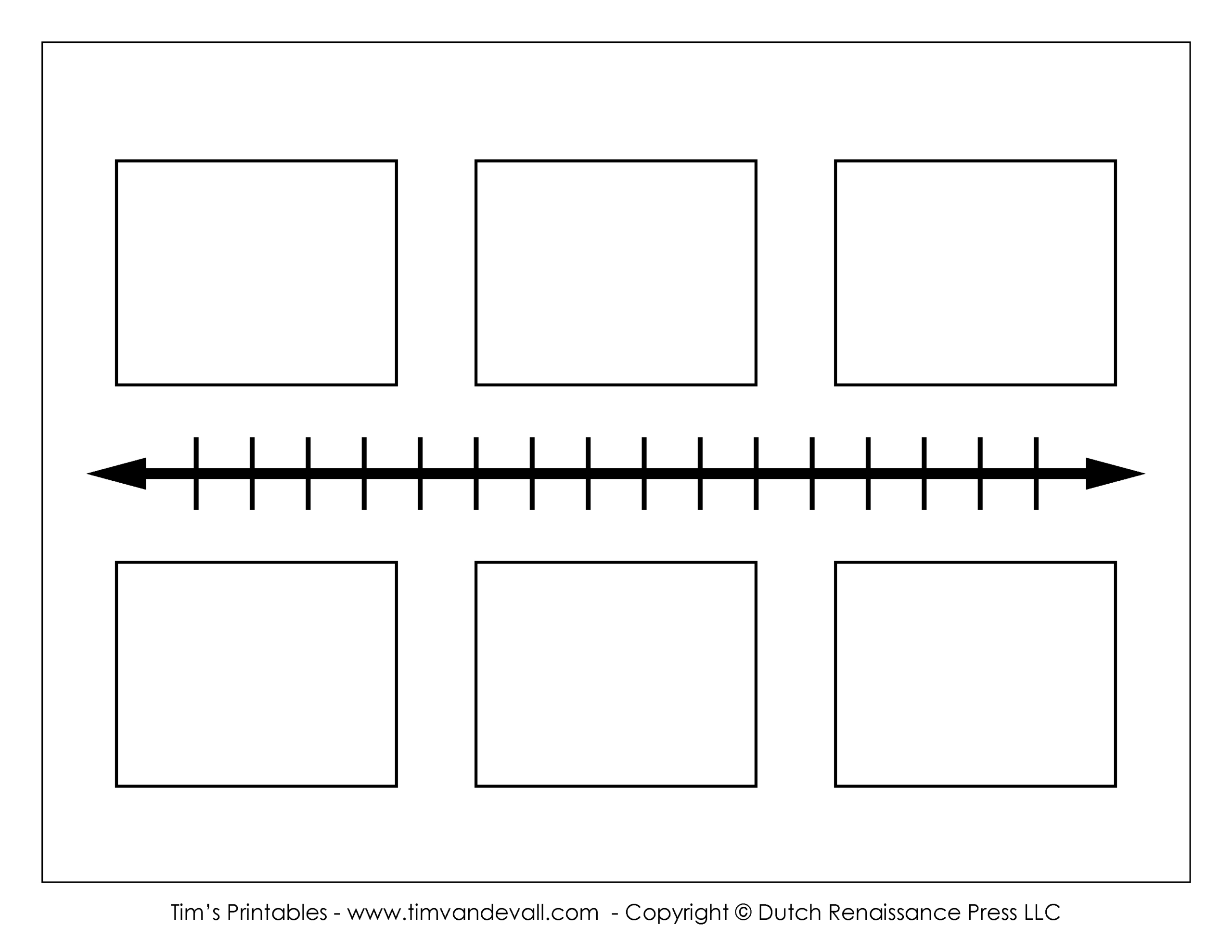 Blank Timeline Template – Tim'S Printables pertaining to Free Blank Timeline Template Printable