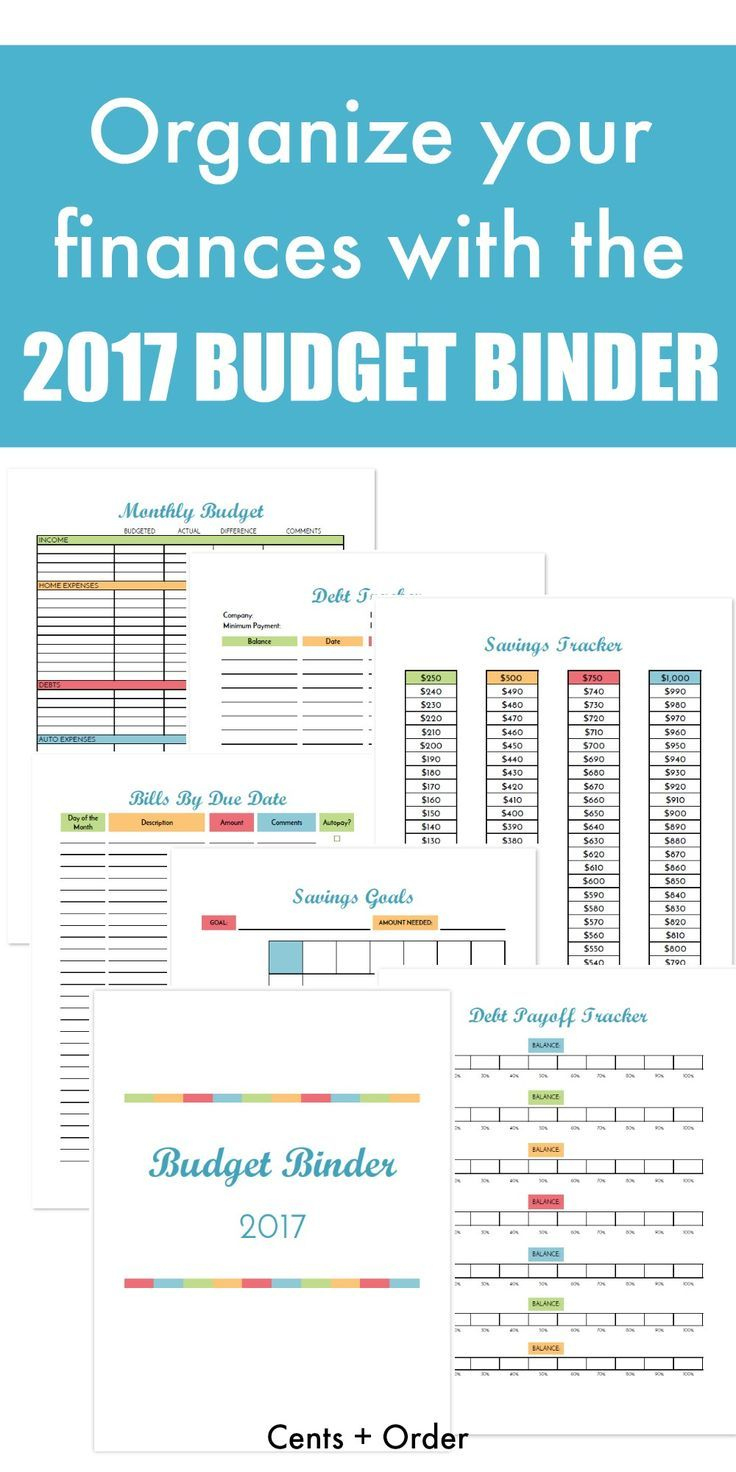 Budget Binder Printable: How To Organize Your Finances | Budgeting with regard to Budget Binder Printables 2017 Free