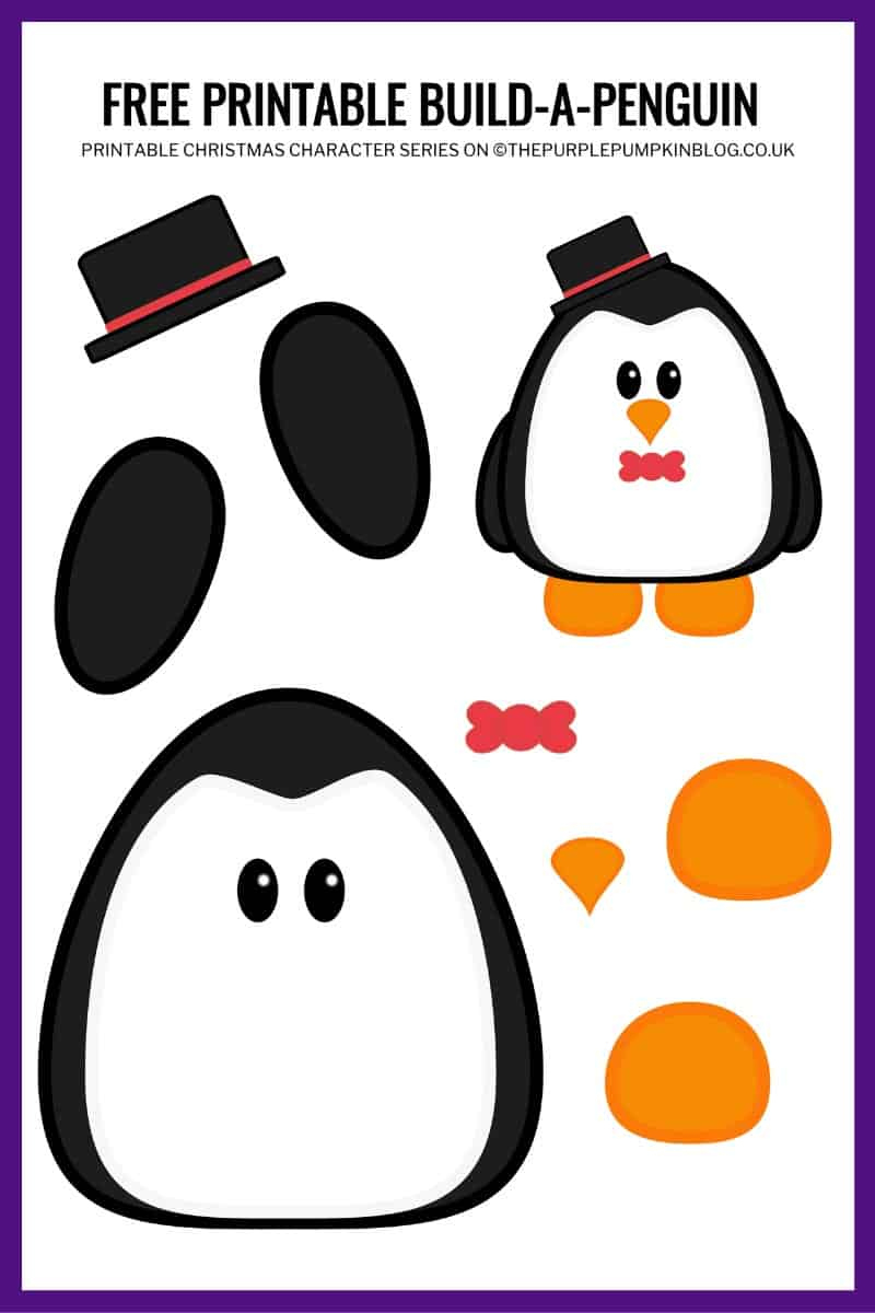 Build A Penguin Printable | Free Printable Paper Penguin Template within Free Printable Penguin Template