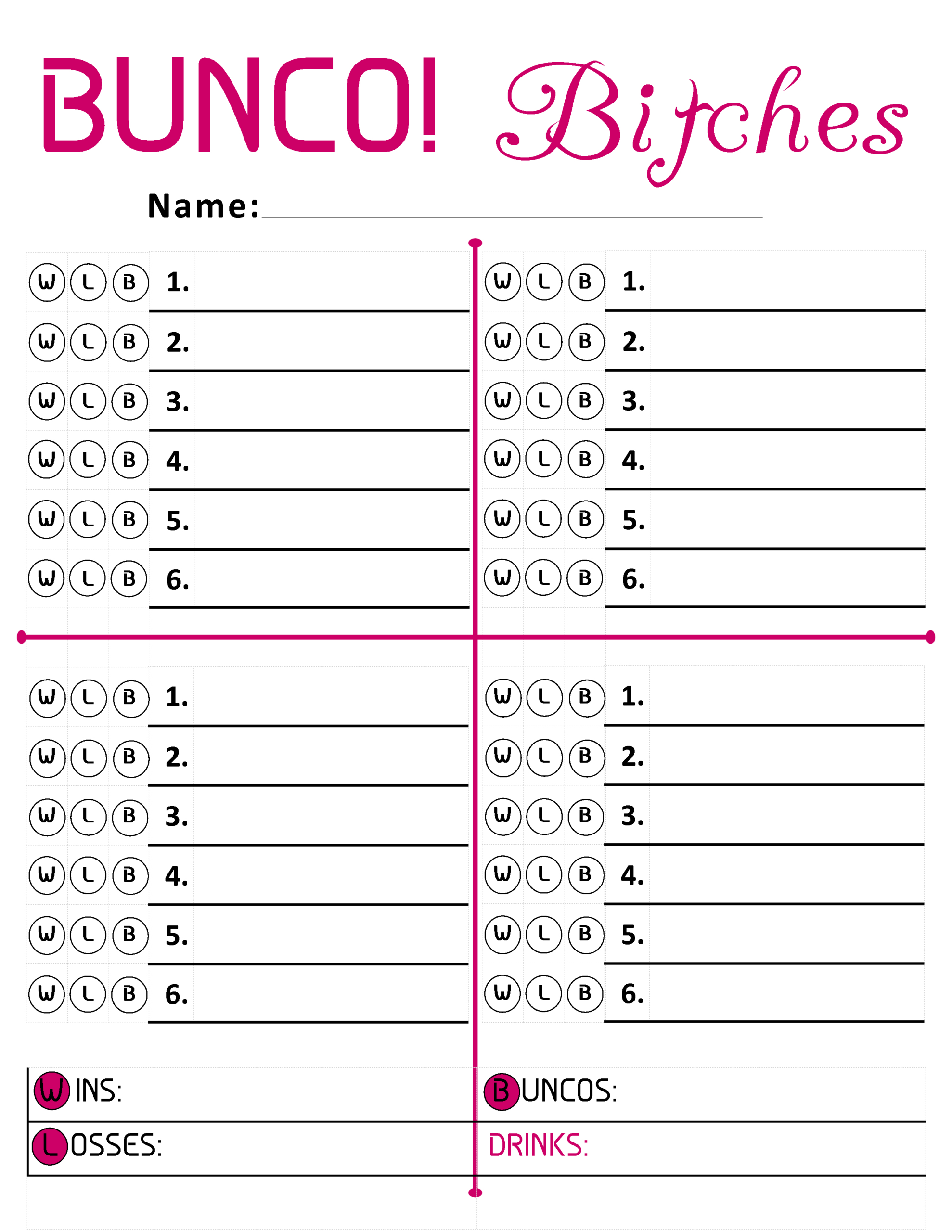 Bunco Score Cards Pdf.pdf | Bunco, Bunco Score Sheets, Bunco Game intended for Printable Bunco Score Cards Free