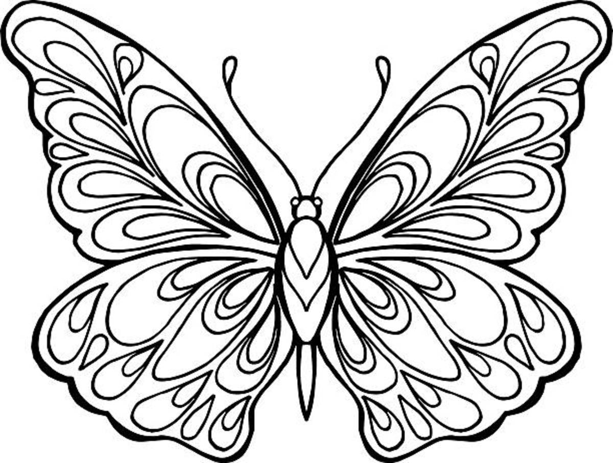 Butterfly Coloring Pages: 25 Free Printable Sheets - Parade within Butterfly Free Printable Coloring Pages