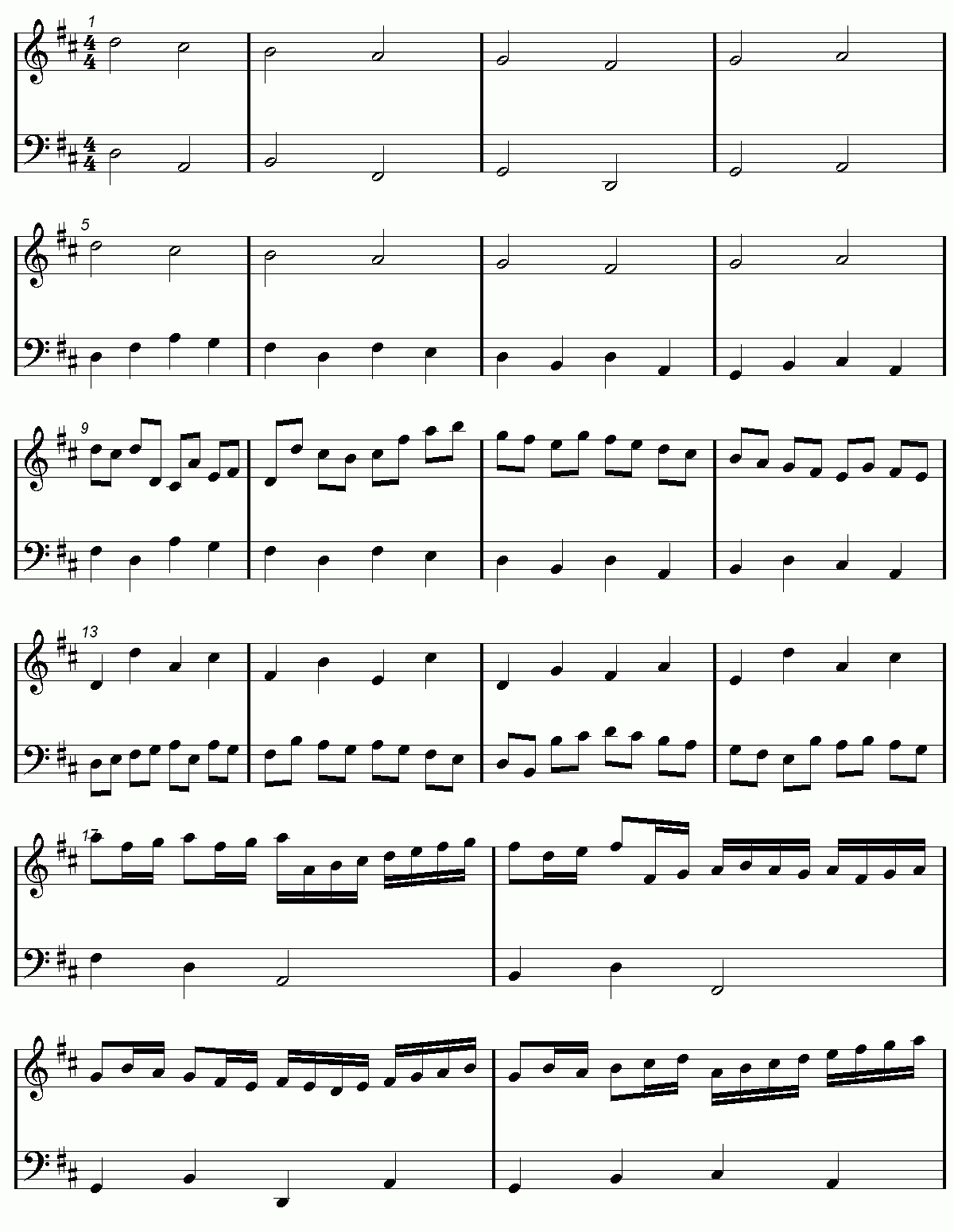 Canon In D Major Easy Piano Sheet Music | Easy Music for Canon In D Piano Sheet Music Free Printable