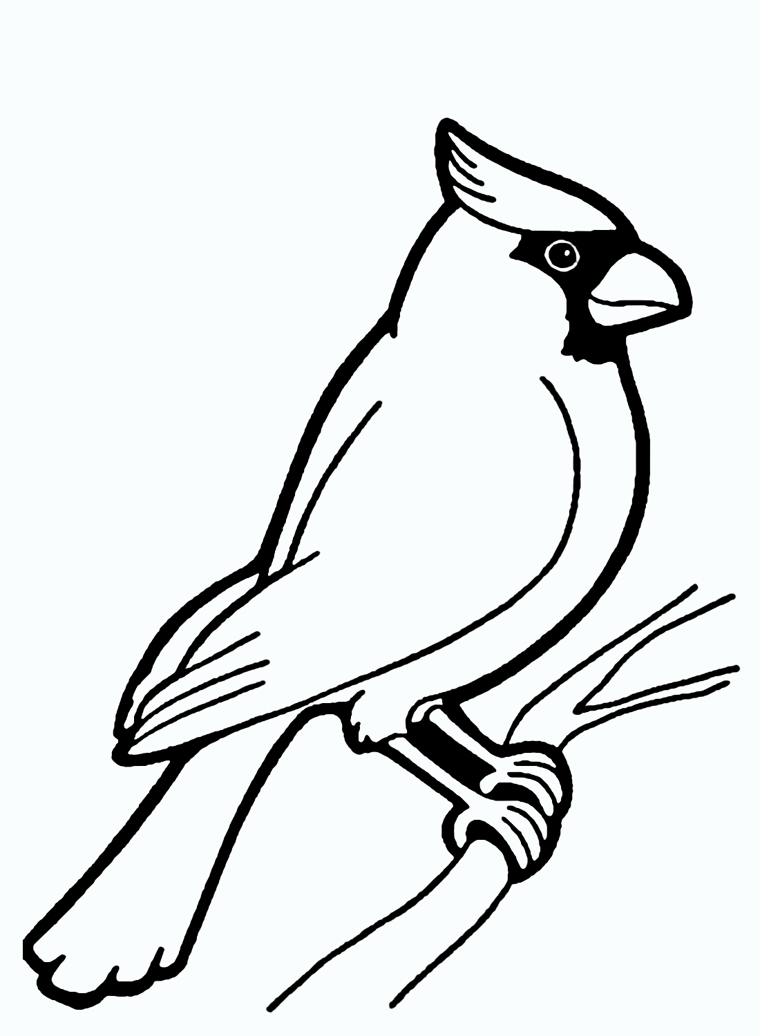 Cardinal Coloring Pages Printable For Free Download intended for Free Printable Pictures of Cardinals