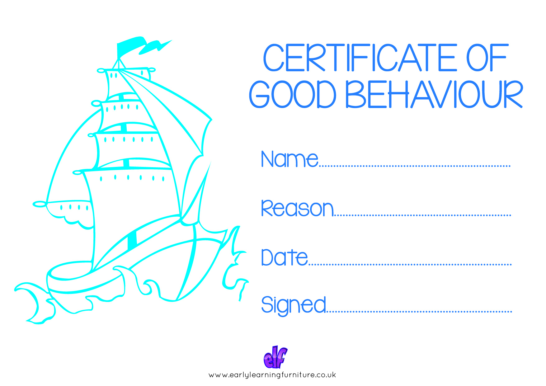 Certificates And Awards - Free Printable Teaching Resources in Good Behaviour Certificates Free Printable