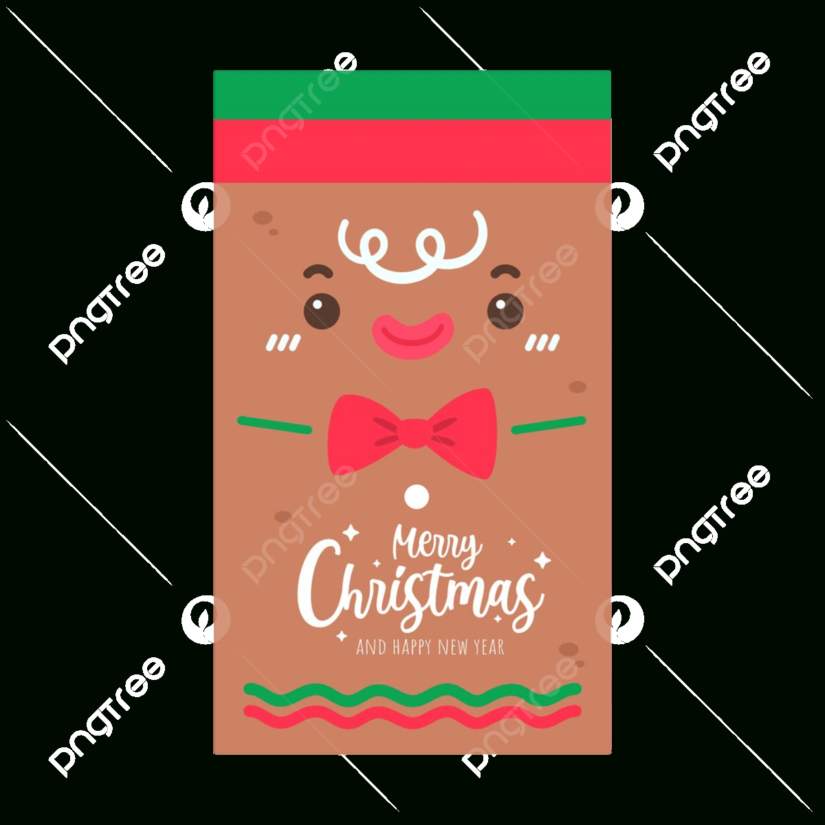 Christmas Card Santa Set Christmas Greeting Card Template, Flat intended for Free Printable Flat Christmas Cards