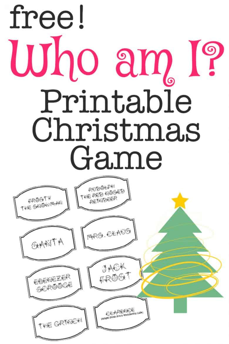 Christmas Charades Game And Free Printable Roundup! - A Girl And A pertaining to Christian Christmas Games Free Printable