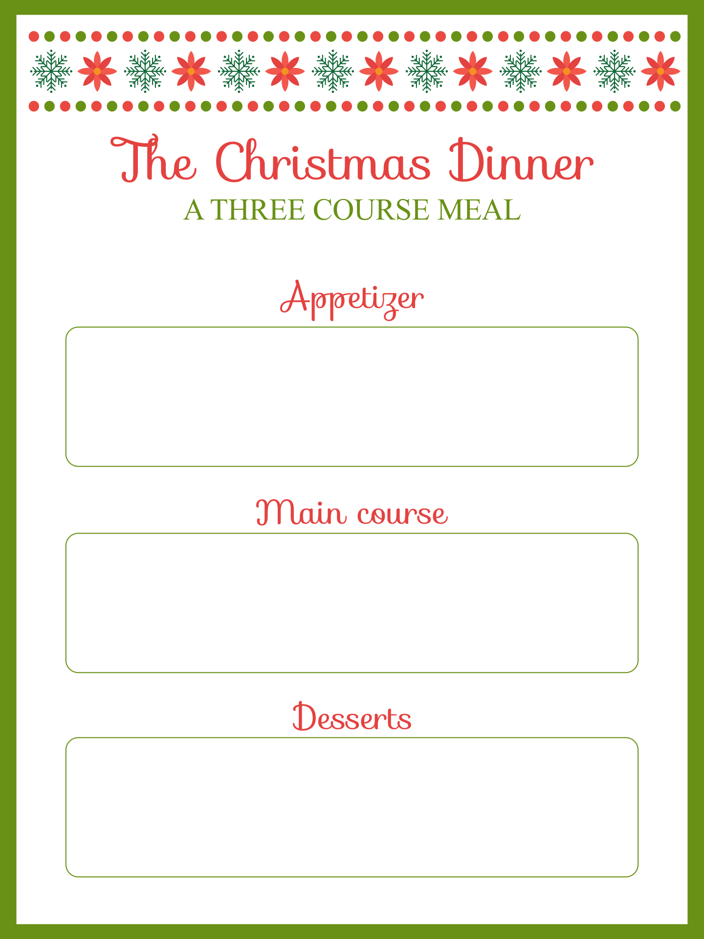 Christmas Dinner Menu Templates Free | Christmas Menu, Menu with regard to Christmas Menu Printable Template Free