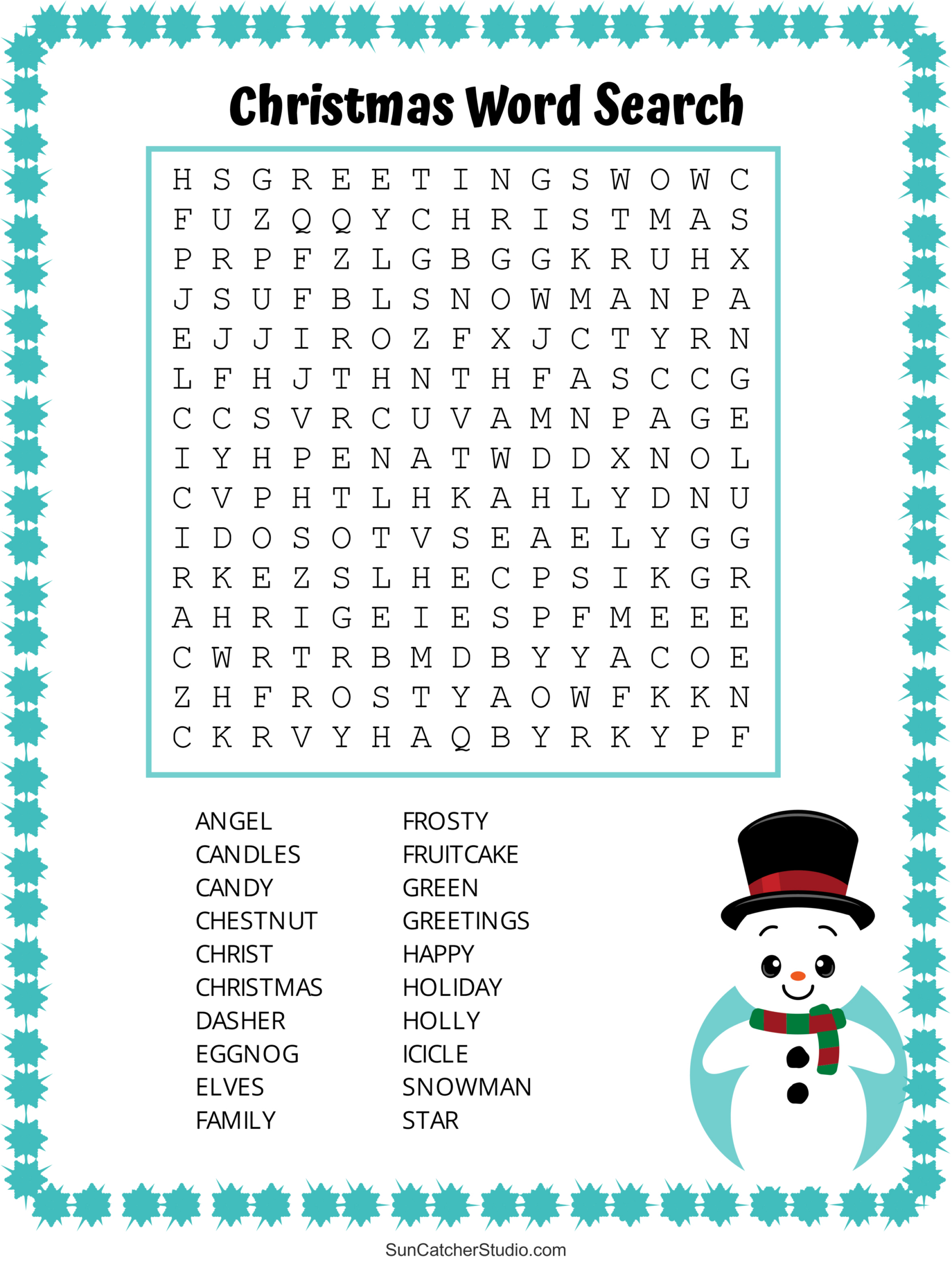 Christmas Word Search (Free Printable Pdf Puzzles) – Diy Projects with regard to Free Printable Christmas Word Search