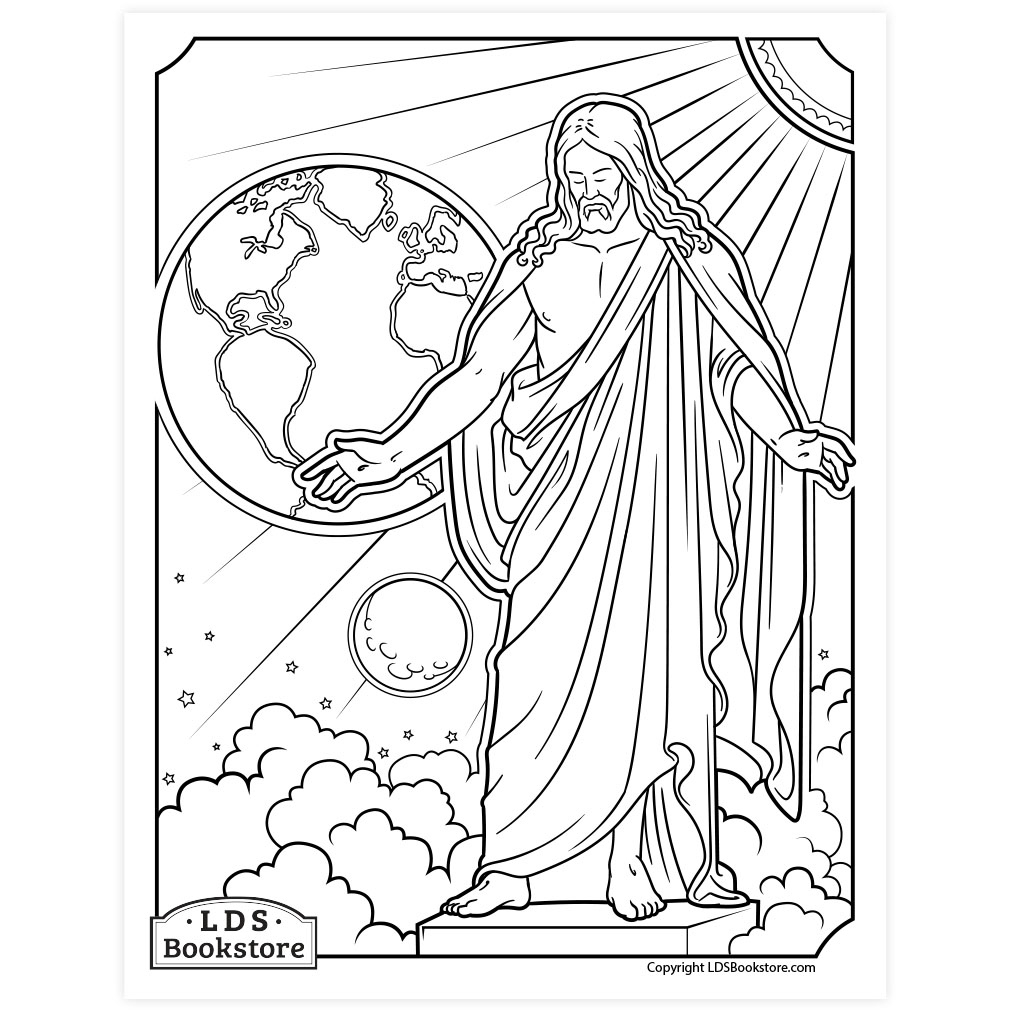 Christus Coloring Page - Printable intended for Free Printable Jesus Coloring Pages