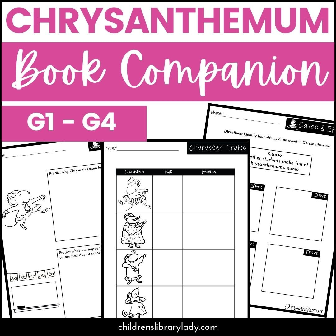 Chrysanthemum Activities And Comprehension Questions with Chrysanthemum Free Printable Activities