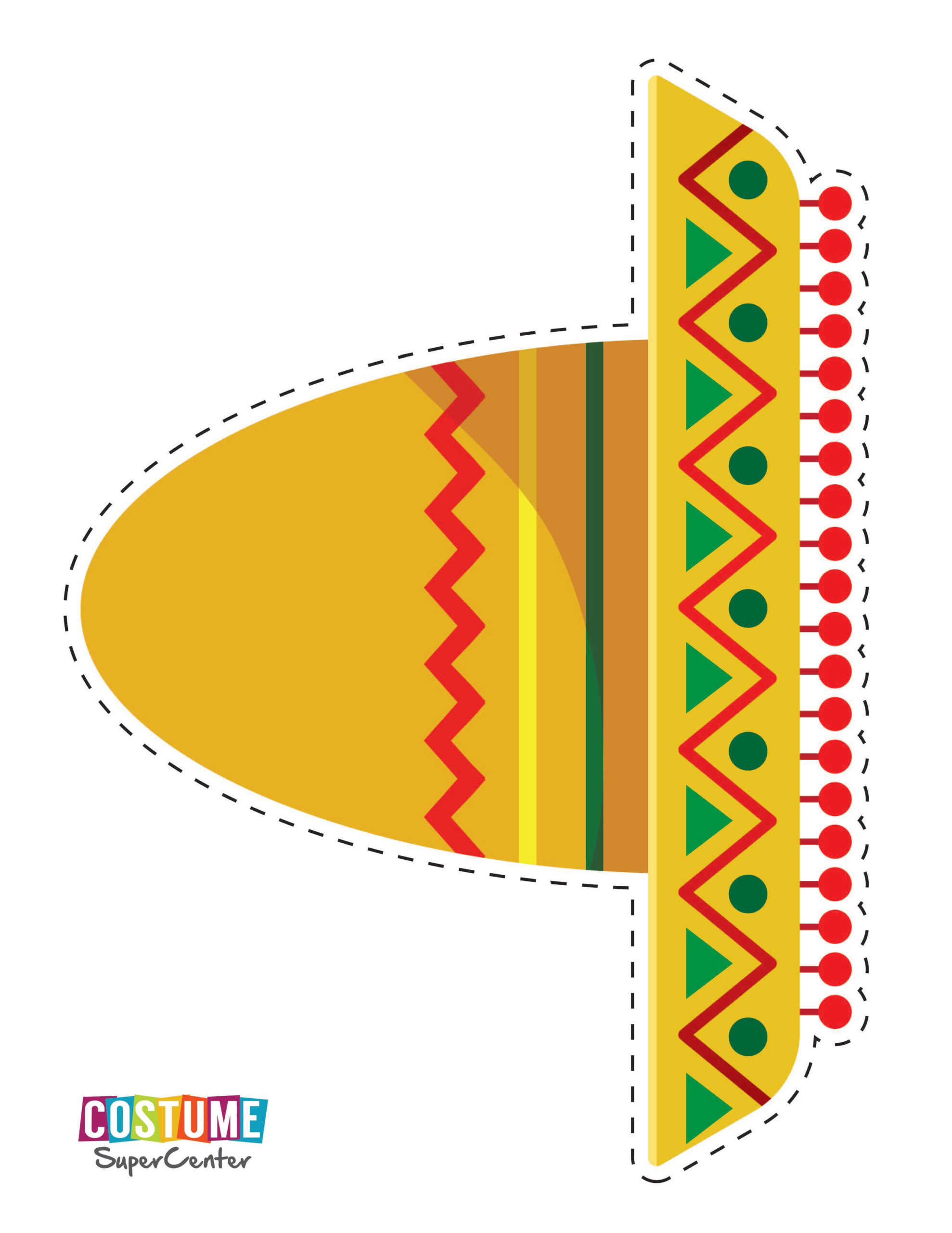 Cinco De Mayo Printable Photo Booth Props | Costume Supercenter with regard to Free Printable Mexican Party Decorations