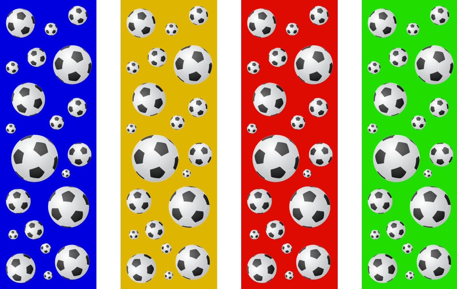 Cjo Photo: Printable Bookmarks: Soccer Balls within Free Printable Sports Bookmarks