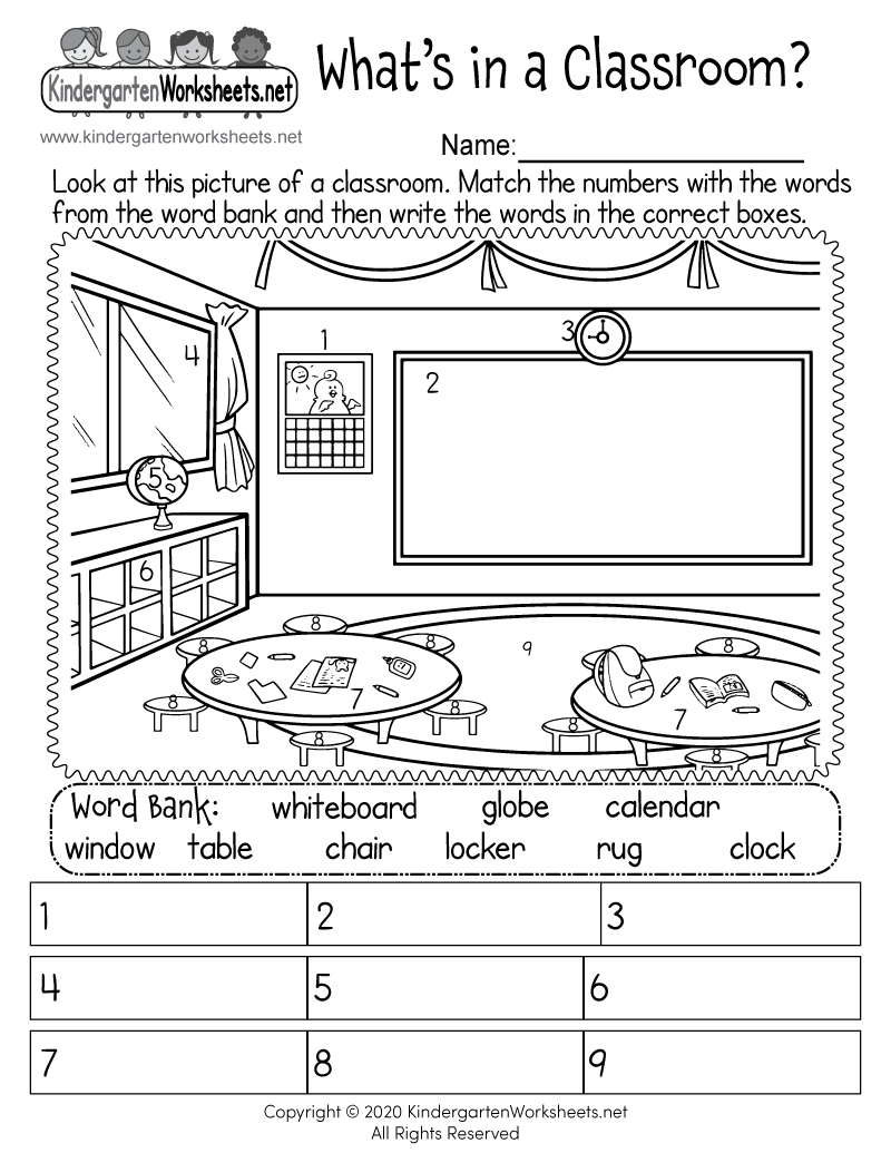 Classroom Objects Worksheet - Free Printable, Digital, &amp;amp; Pdf intended for Free Printable Classroom Worksheets