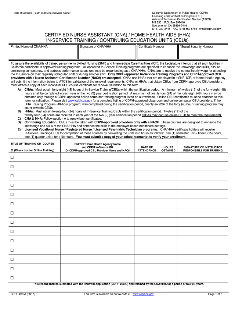 Cna Inservice Hours Form: Fill Out &amp; Sign Online | Dochub with regard to Free Printable Cna Inservices