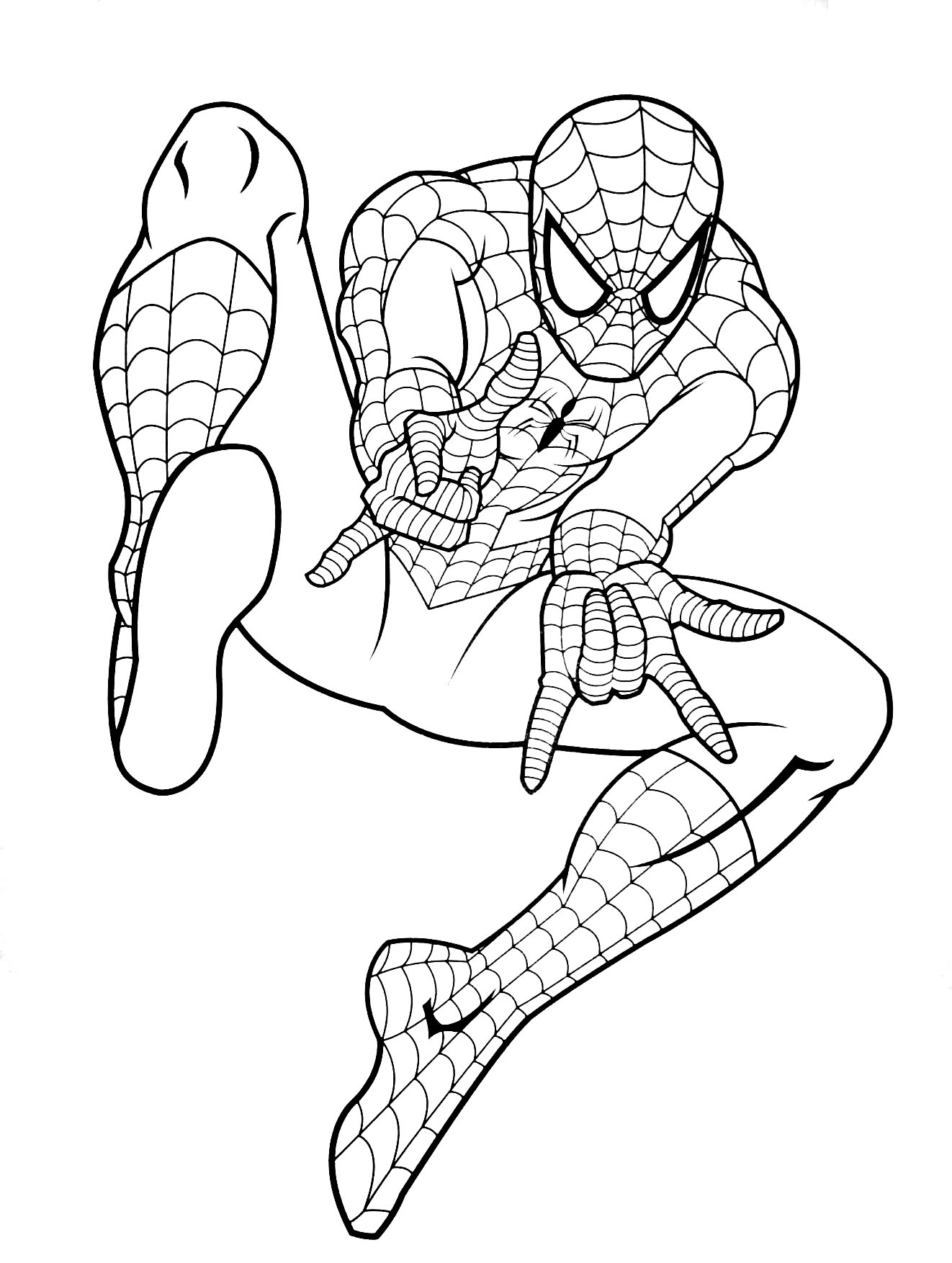 Coloring Pages | Free Printable Coloring For Kids Spiderman with Free Spiderman Printables