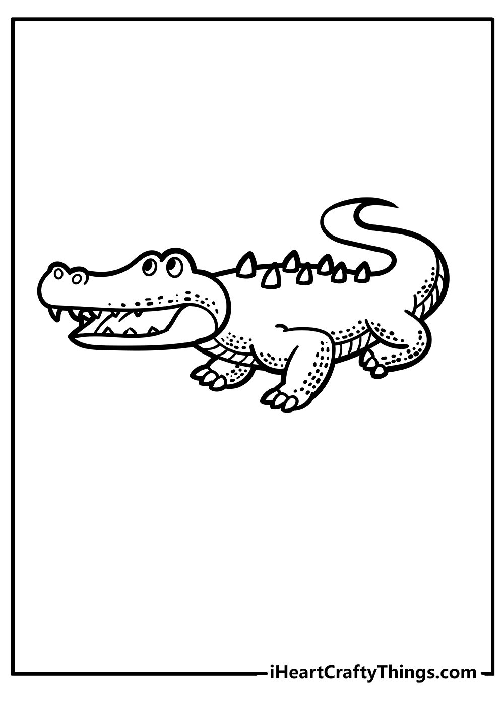 Crocodile Coloring Pages (100% Free Printables) with regard to Free Printable Pictures of Crocodiles