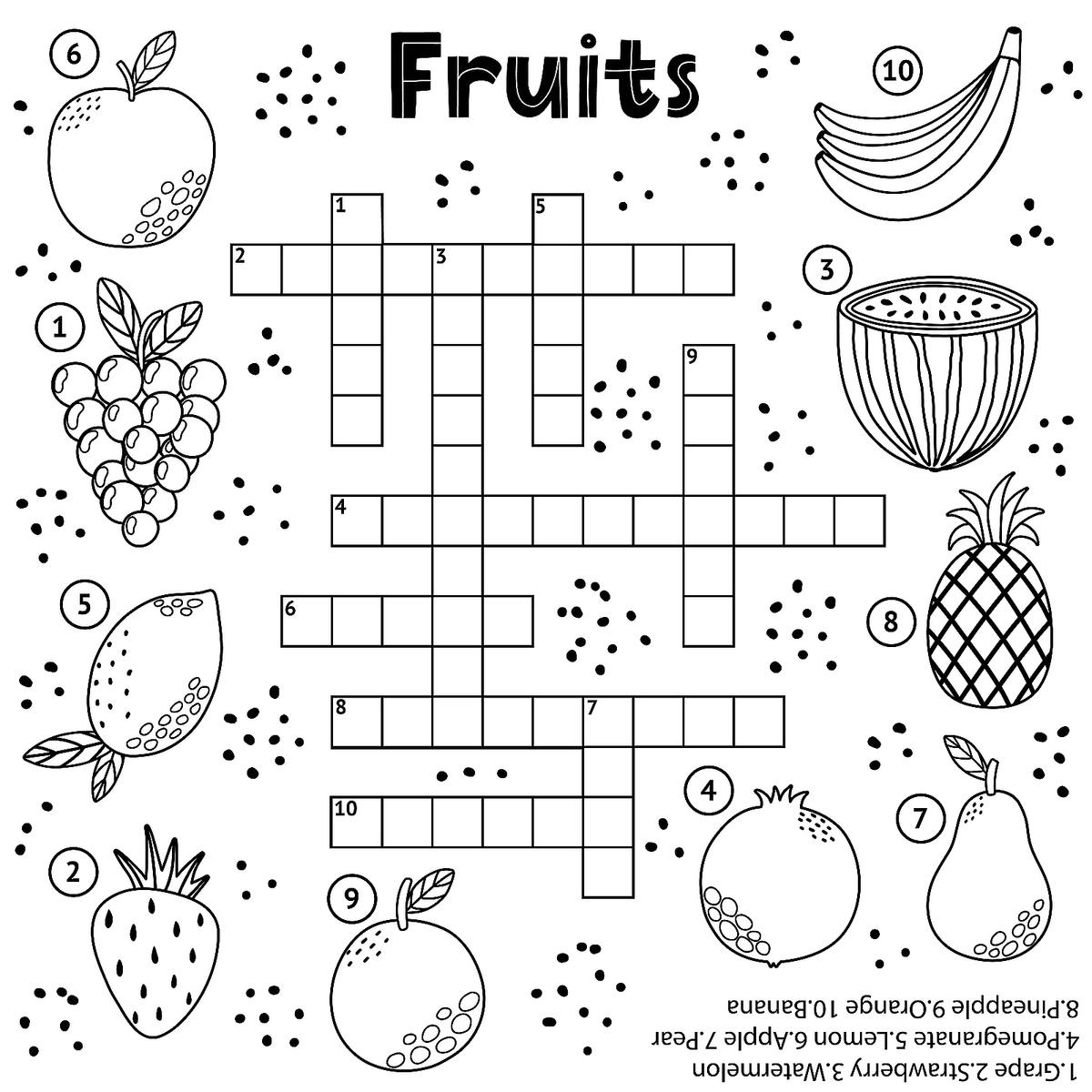 Crossword Puzzles For Kids: Fun &amp; Free Printable Crossword Puzzle for Free Printable Crossword Puzzles For Kids