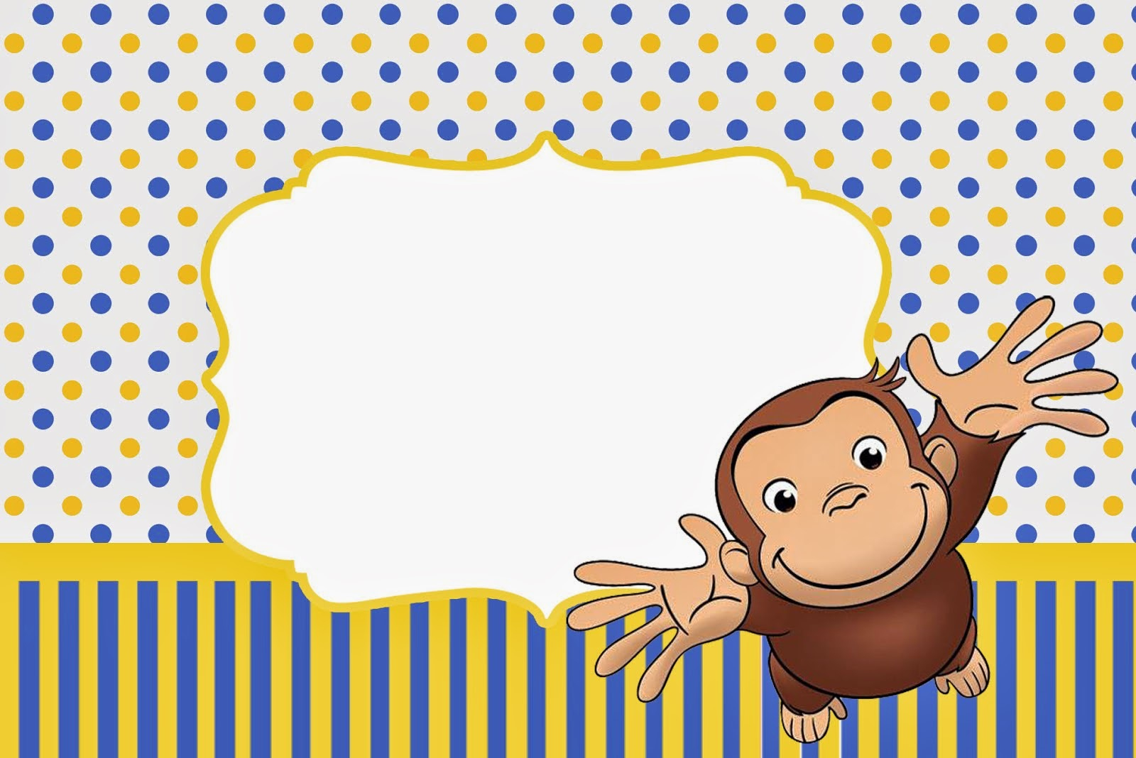 Curious George: Free Printable Invitations. - Oh My Fiesta! In English with regard to Free Printable Curious George Invitations