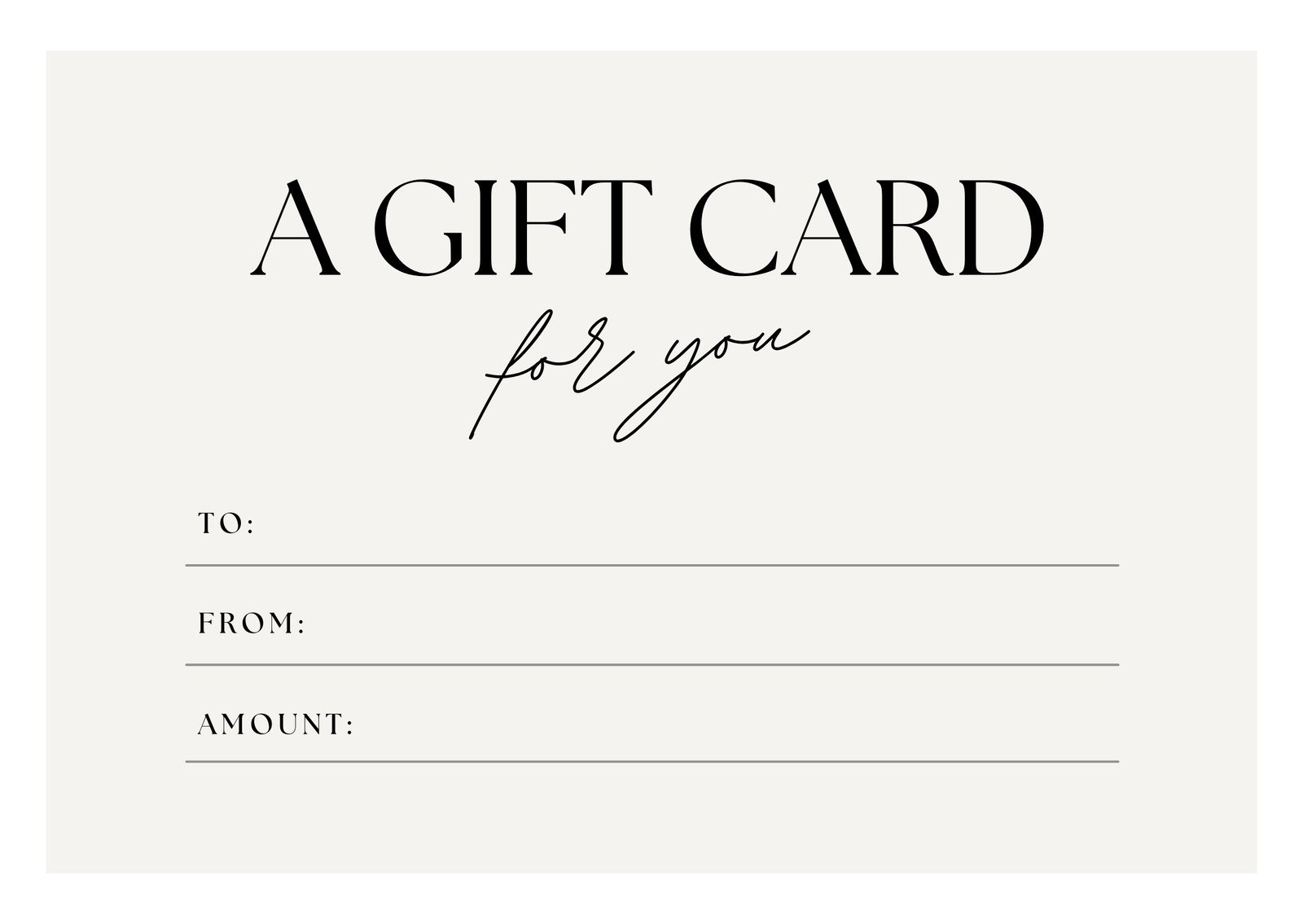 Custom Gift Certificates - Printable Gift Cards | Canva for Free Printable Gift Cards