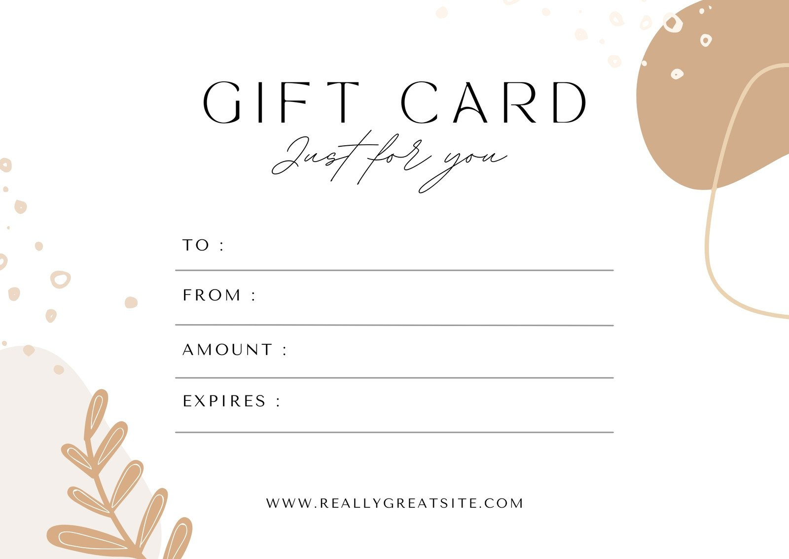 Custom Gift Certificates - Printable Gift Cards | Canva intended for Free Printable Gift Cards