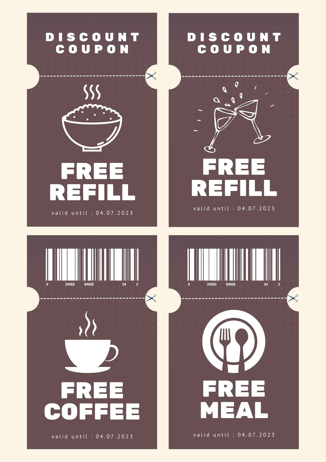 Customize 193+ Food Coupon Templates Online - Canva regarding Free Printable Coupons For Food