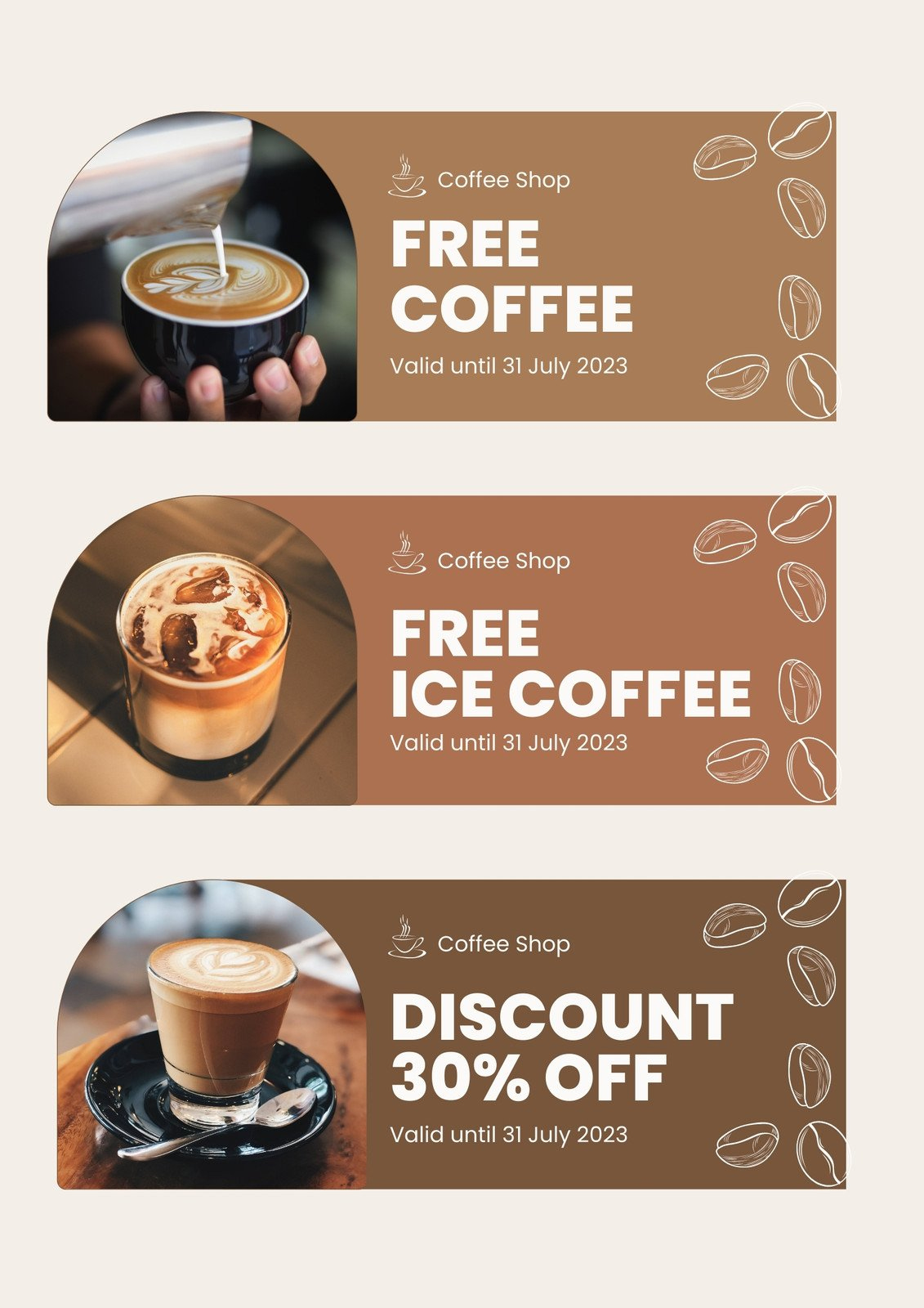 Customize 40+ Coffee Coupon Templates Online - Canva with regard to Free Coffee Coupons Printable