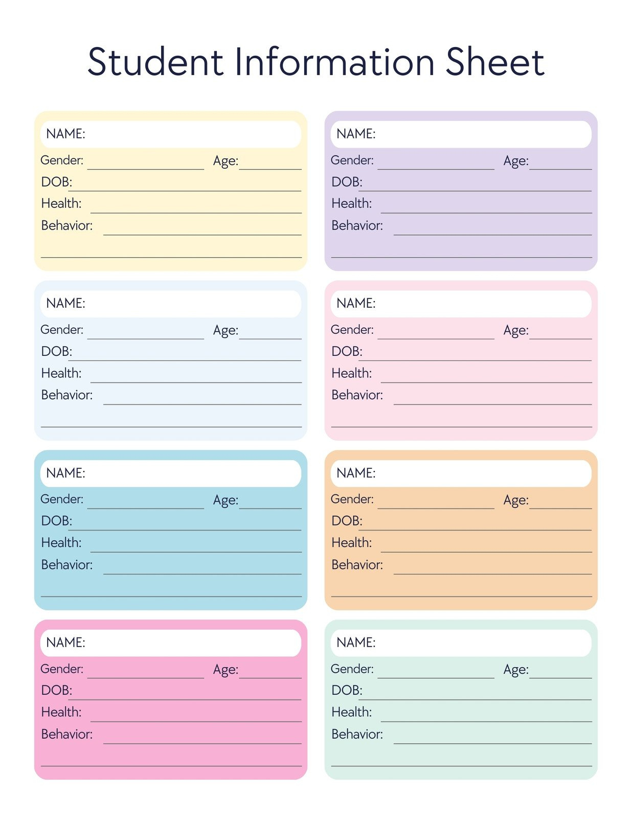 Customize 439+ Student Planner Templates Online - Canva inside Student Planner Template Free Printable