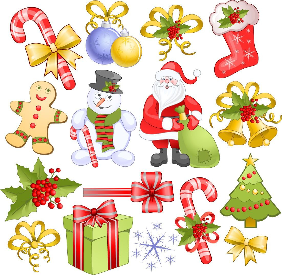 Cute Vector Christmas Backgrounds And Greeting Cards with regard to Free Printable Christmas Clip Art