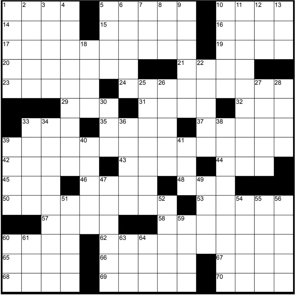 Daily Crossword Puzzles Free From The Washington Post - The intended for Free Daily Online Printable Crossword Puzzles