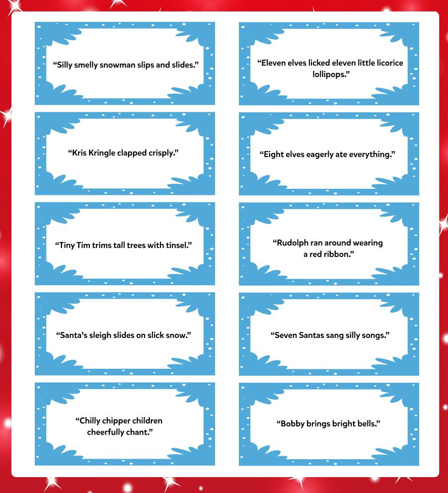 Day 25: 10 Tongue Twisters That Will Crack Your Kids Up pertaining to Free Printable Tongue Twisters