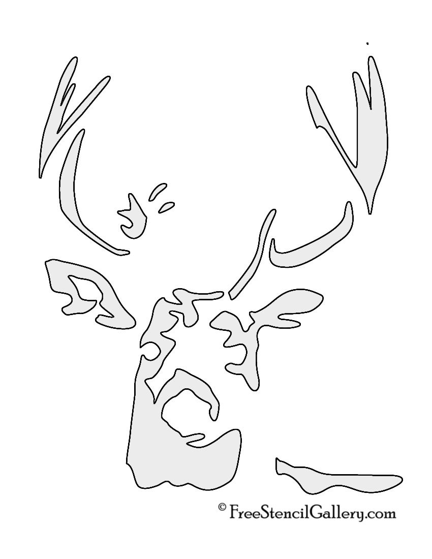 Deer Stencil | Halloween Pumpkin Carving Stencils inside Free Printable Deer Pumpkin Stencils