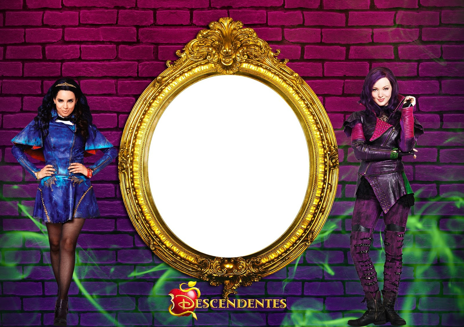 Descendants Party: Free Printable Invitations. - Oh My Fiesta! In in Free Printable Descendants Invitations