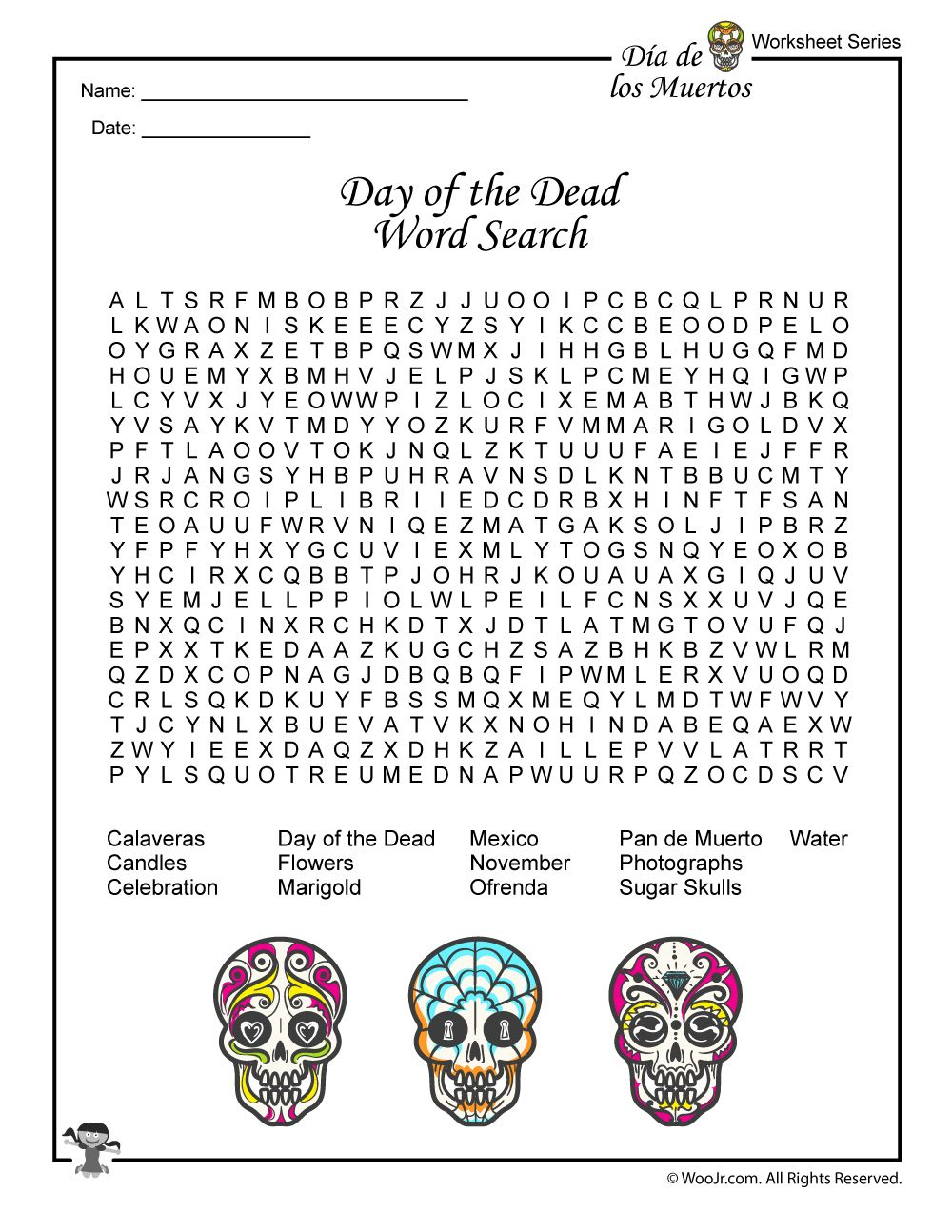 Dia De Los Muertos Worksheet | Dead Words, Day Of The Dead, Math regarding Free Printable Day Of The Dead Worksheets