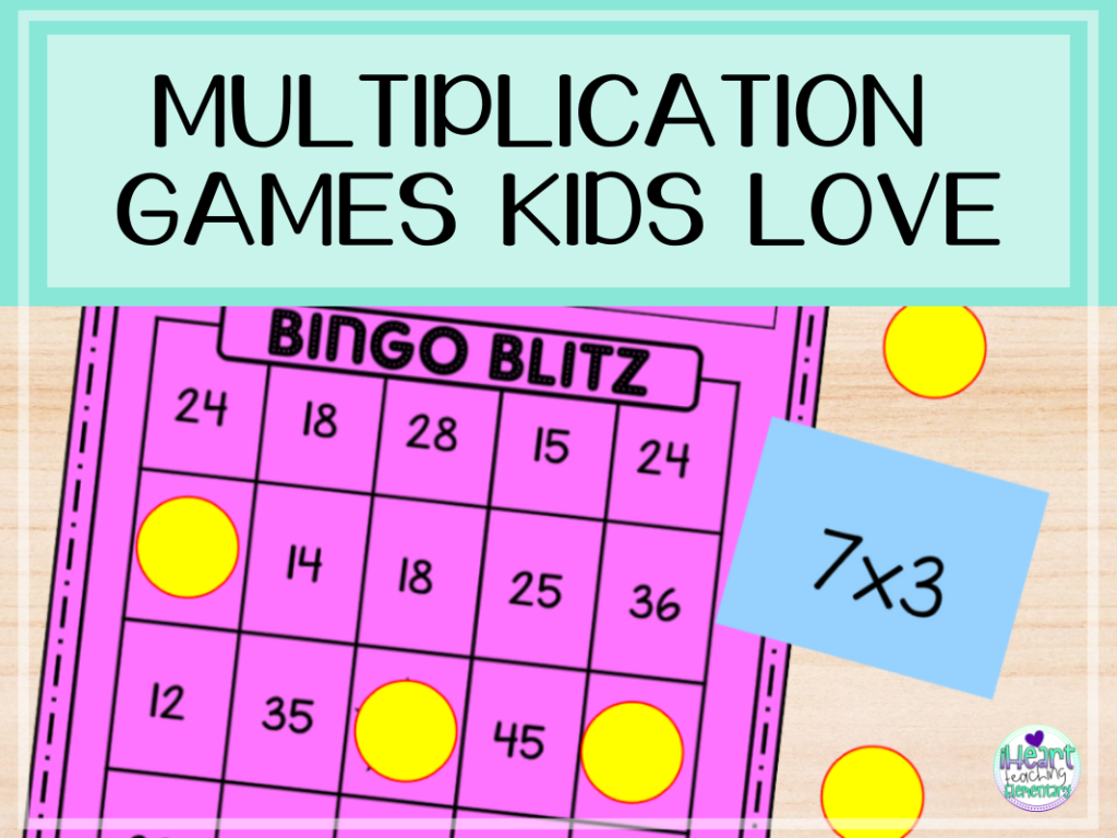 Digital And Printable Multiplication Games Kids Love with regard to Free Printable Multiplication Bingo