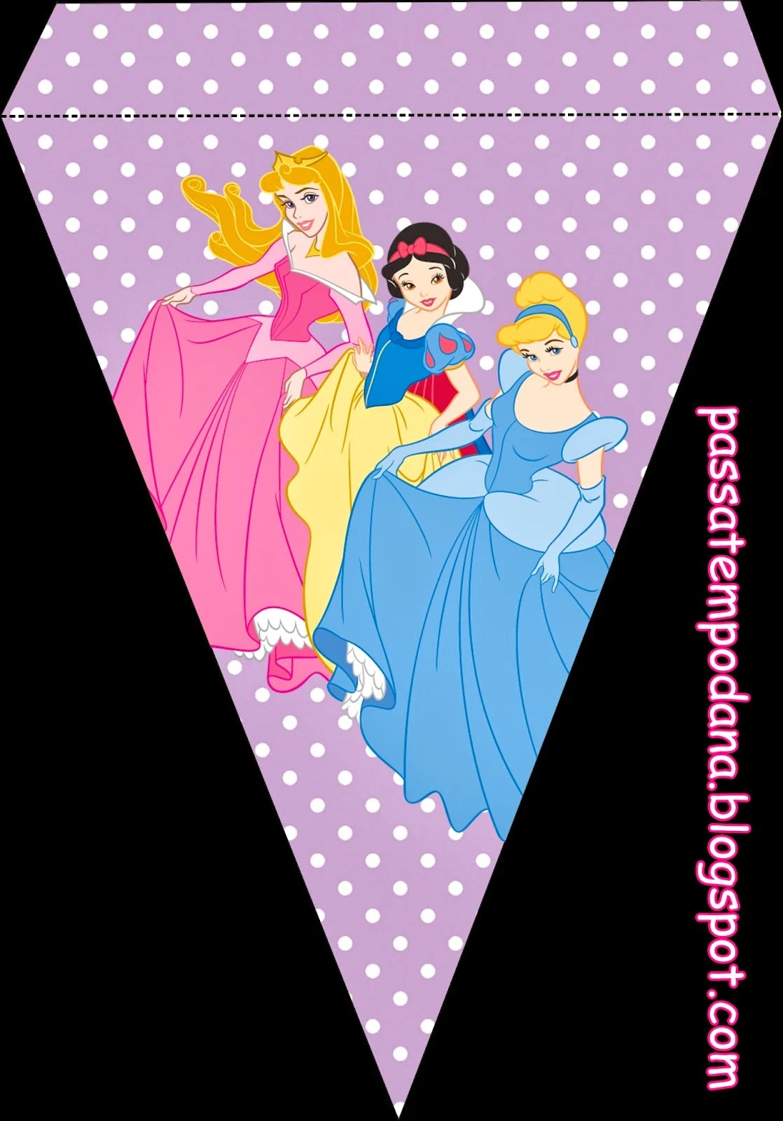 Disney Princess Birthday: Free Party Printable. - Oh My Fiesta! In in Free Printable Princess Birthday Banner