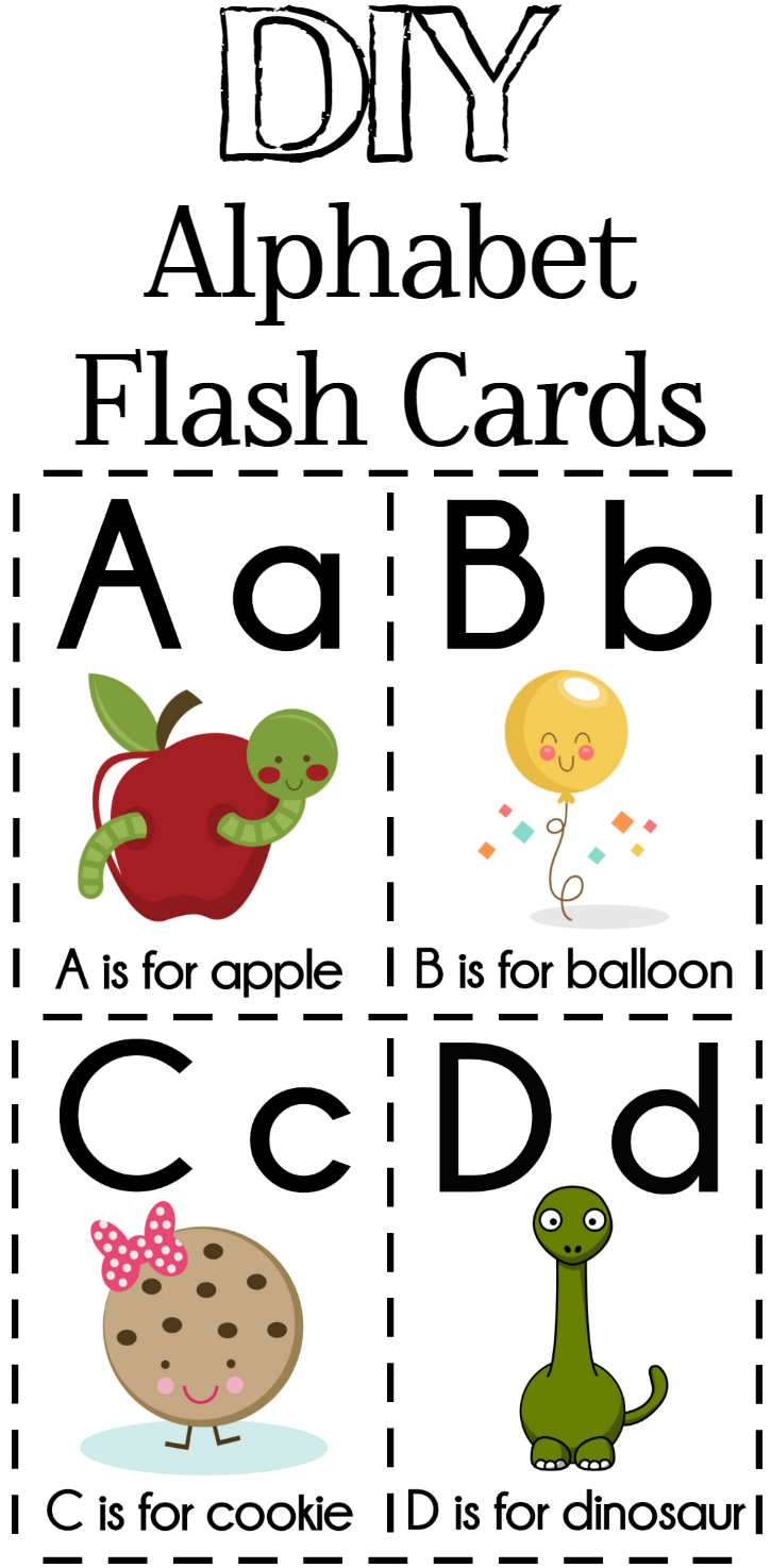 Diy Alphabet Flash Cards Free Printable - Extreme Couponing Mom inside Free Printable Flash Cards