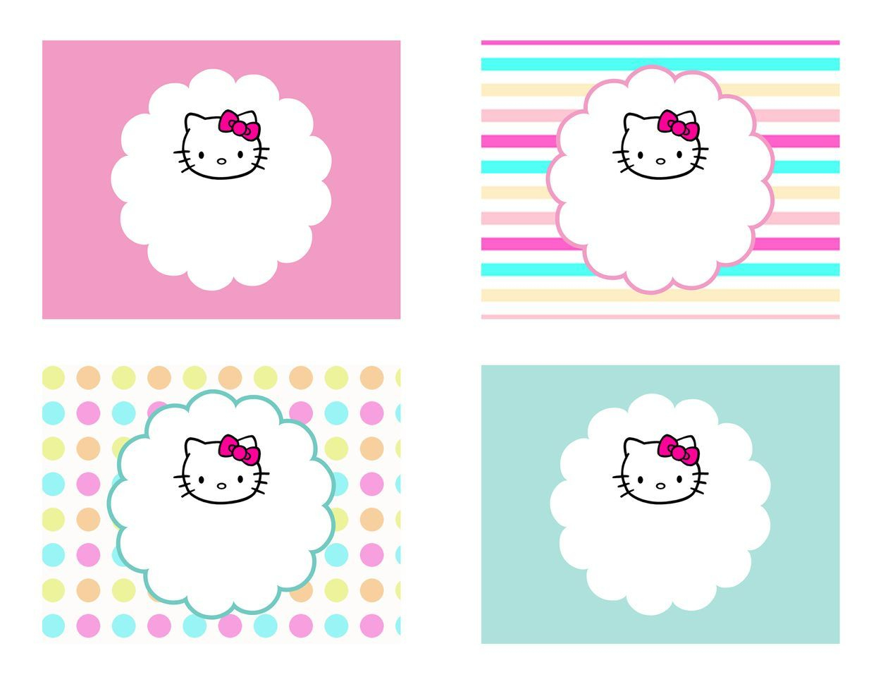 Diy Free Hello Kitty Label pertaining to Hello Kitty Labels Printable Free