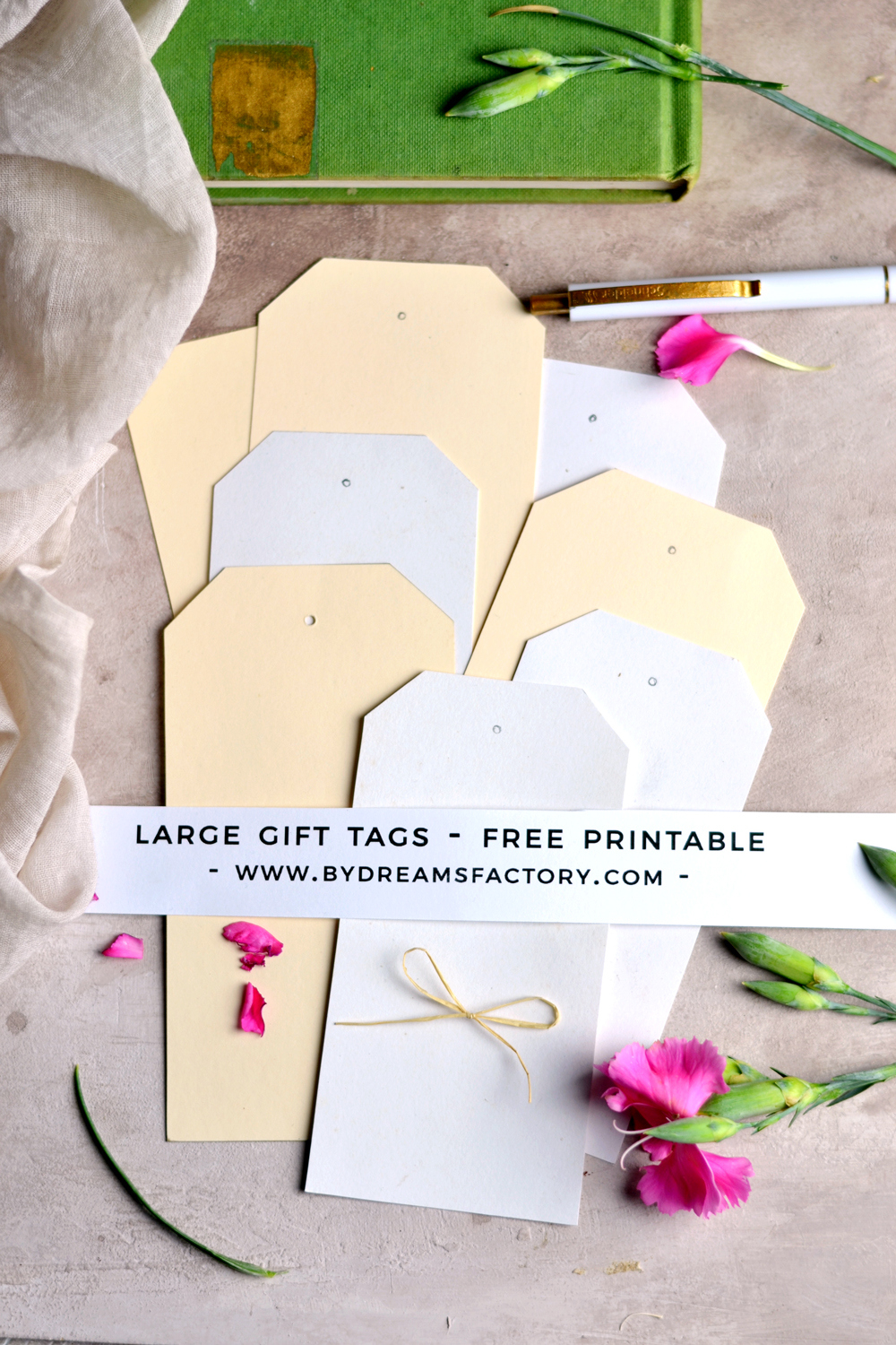 Diy Large Gift Tags - Free Printable! - Dreams Factory within Diy Gift Tags Free Printable