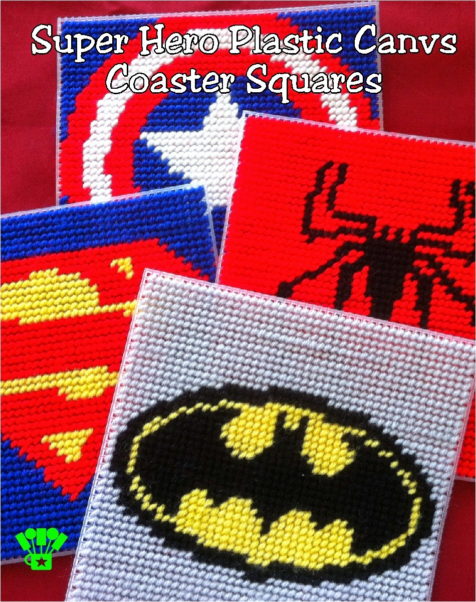 Diy Party Mom: Super Hero Coaster Plastic Canvas Pattern inside Free Printable Plastic Canvas Patterns