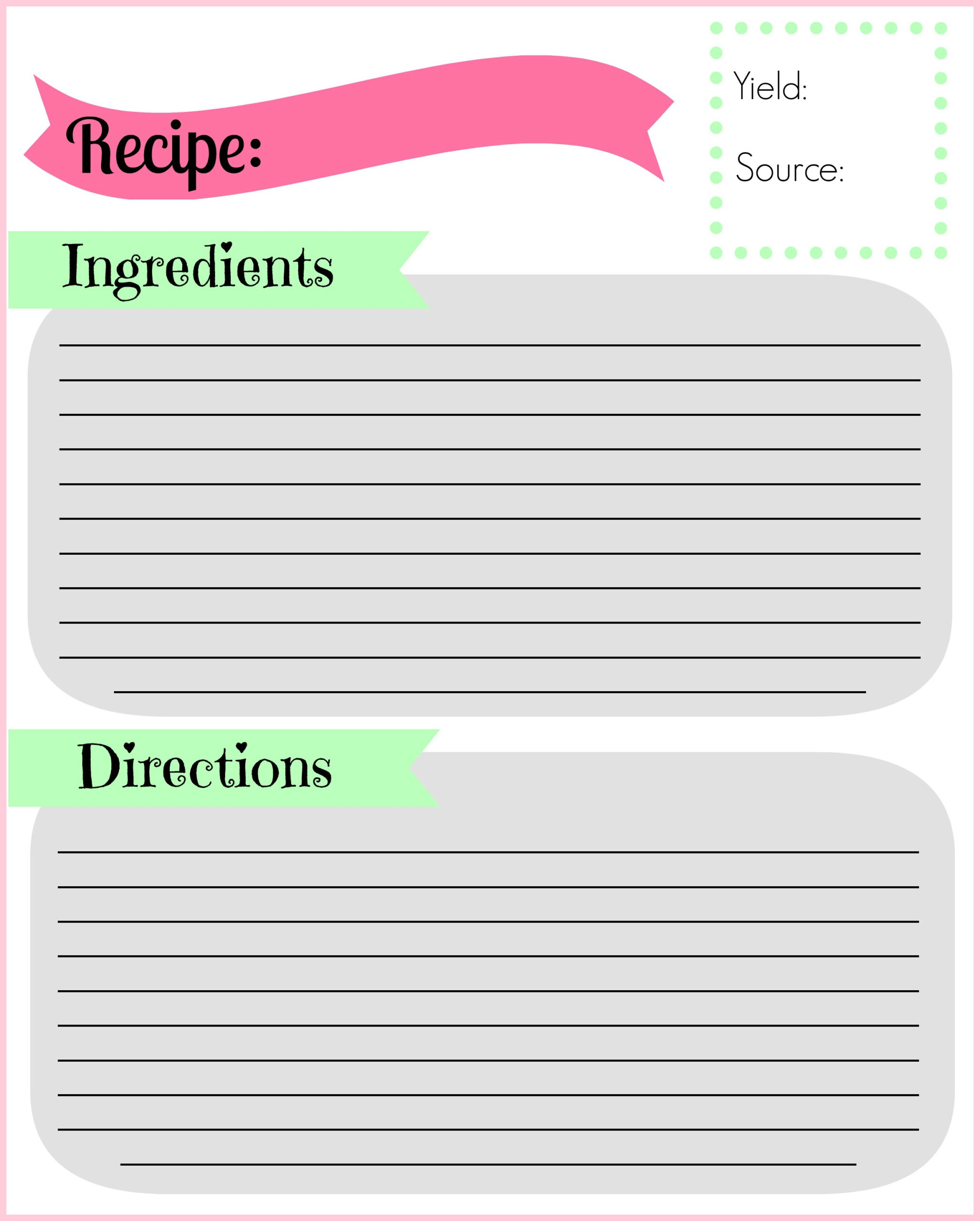 Diy Recipe Binder | Pocketful Of Motherhood in Free Printable Recipe Binder Templates