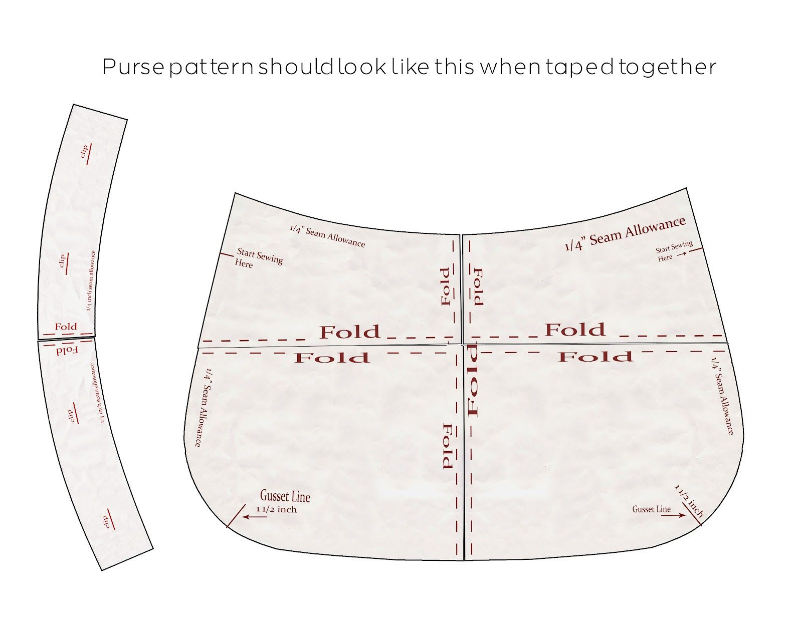 Diy Skirt Purse: Simplify Your Style with Handbag Patterns Free Printable