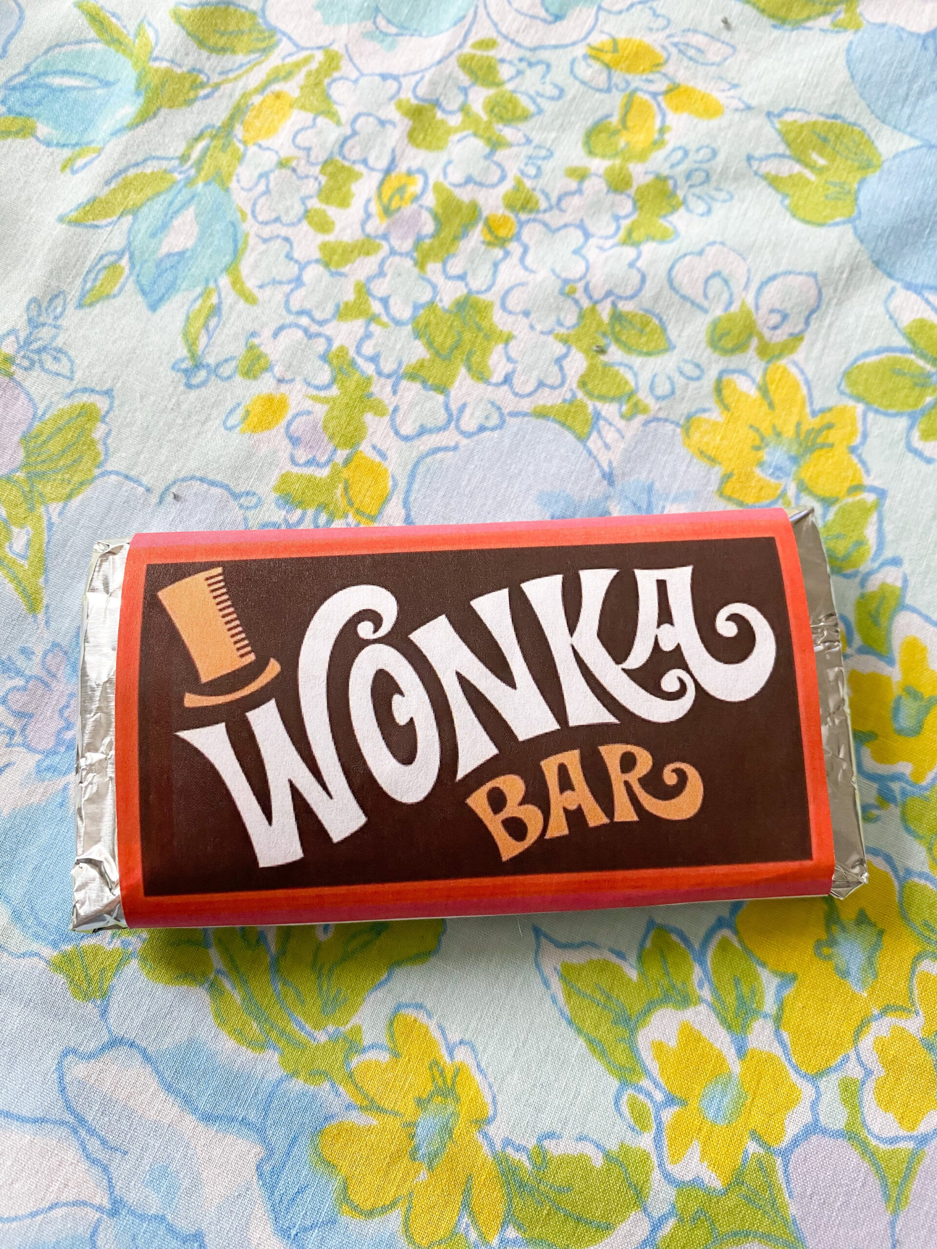 Diy Wonka Bar Craft + Free Printable — Emily Retro - Vintage And intended for Wonka Bar Wrapper Printable Free