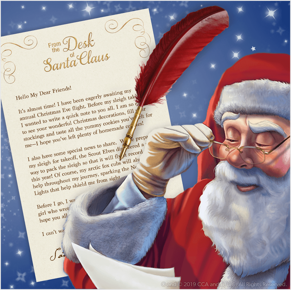 Download A Free, Printable Letter From Santa | The Elf On The Shelf for Free Personalized Printable Letters From Santa Claus