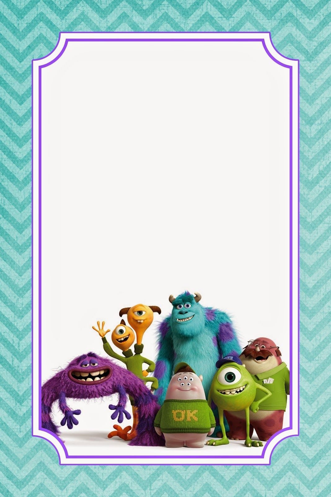 Download Free Monster Birthday Invitations | Monsters Inc with regard to Free Printable Monsters Inc Birthday Invitations